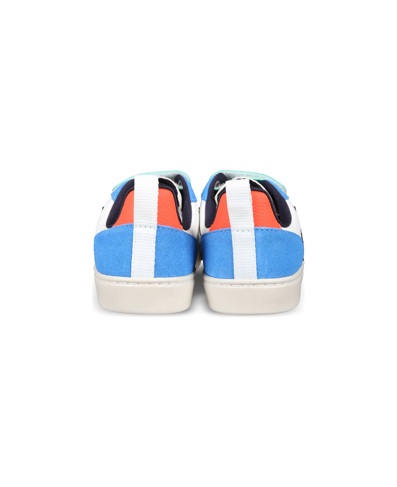 Veja Light Blue Sneakers For Boy With Logo - Light Blue