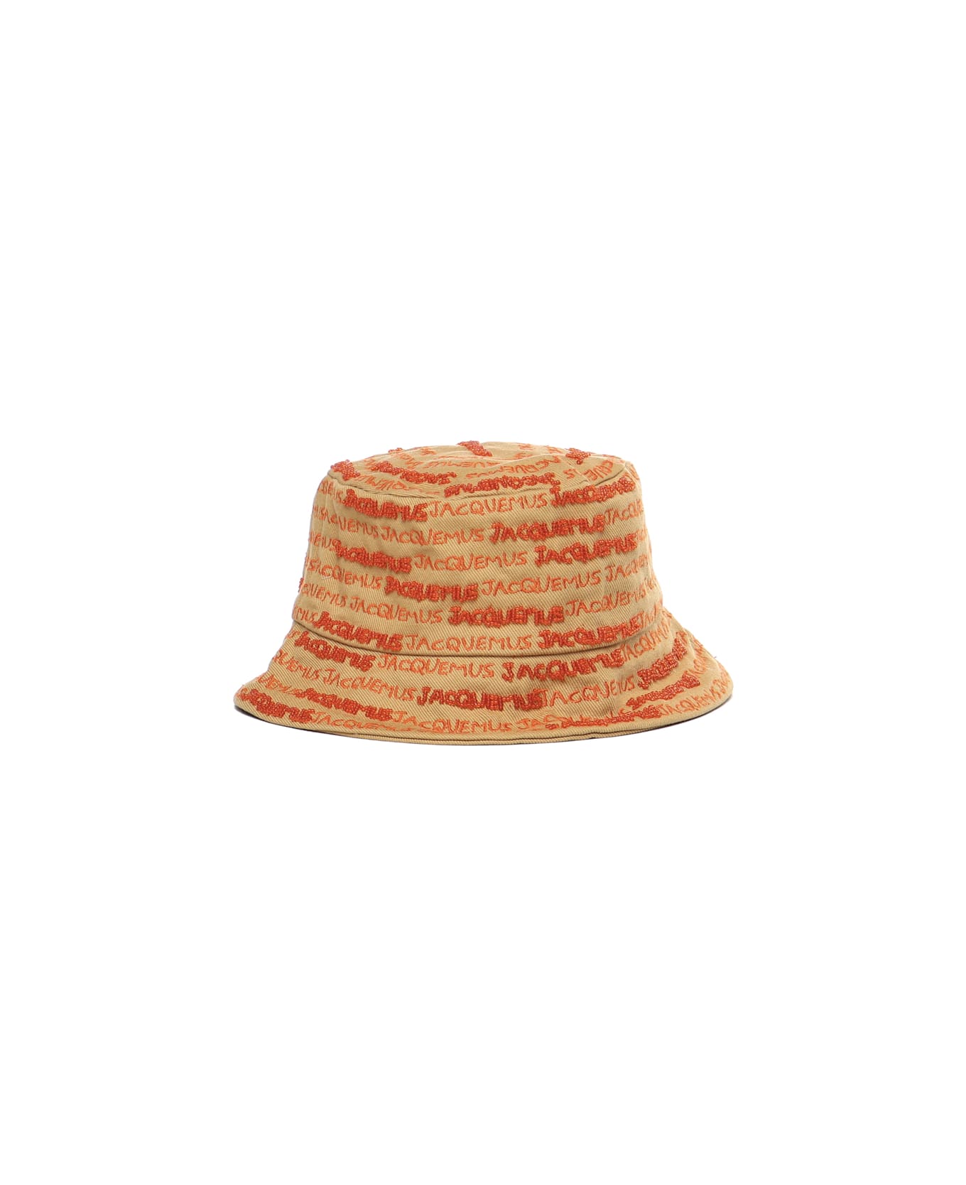 Jacquemus Bucket Hat Bob Bordado - Orange