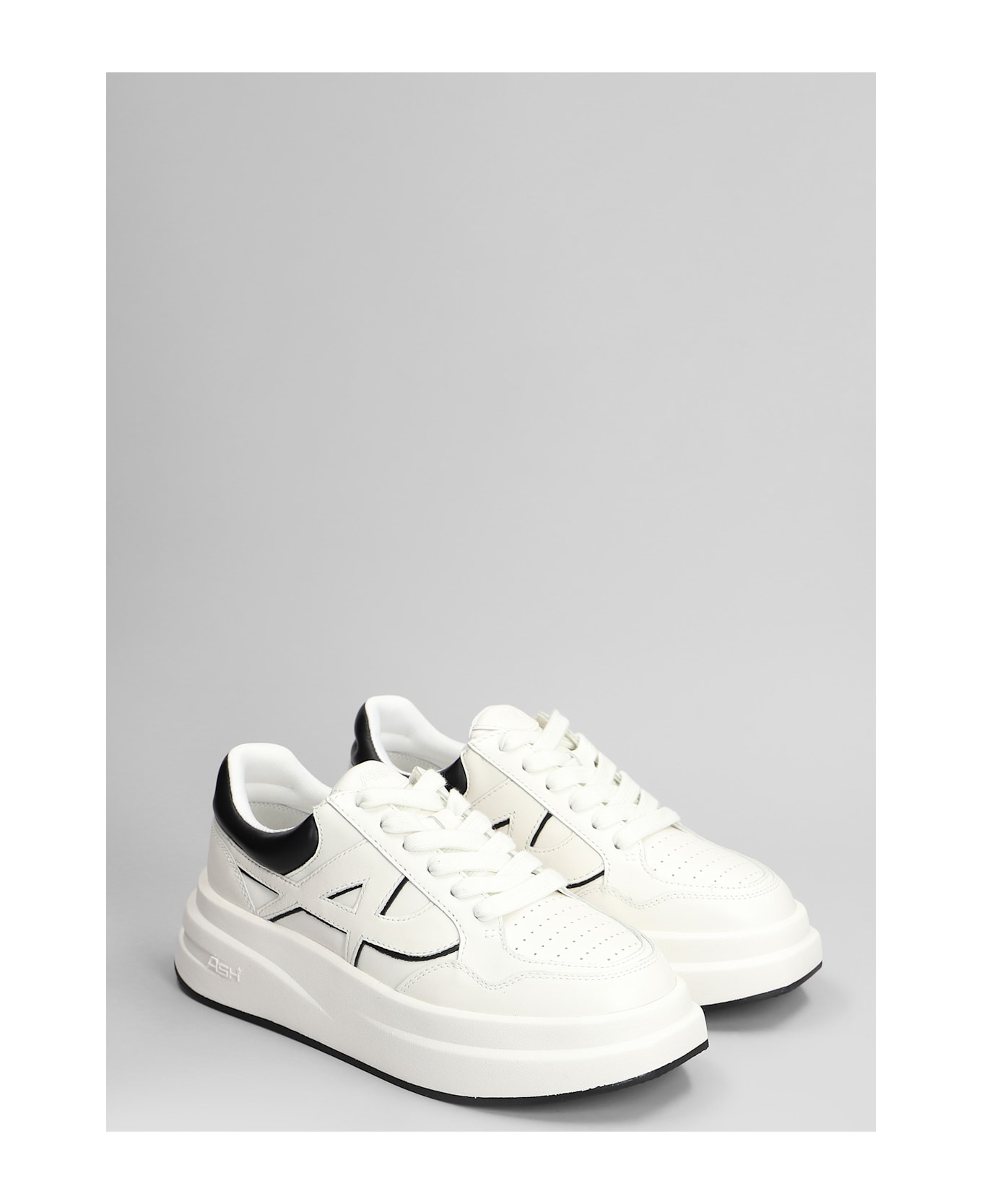 Ash Icone Sneakers In White Leather - white