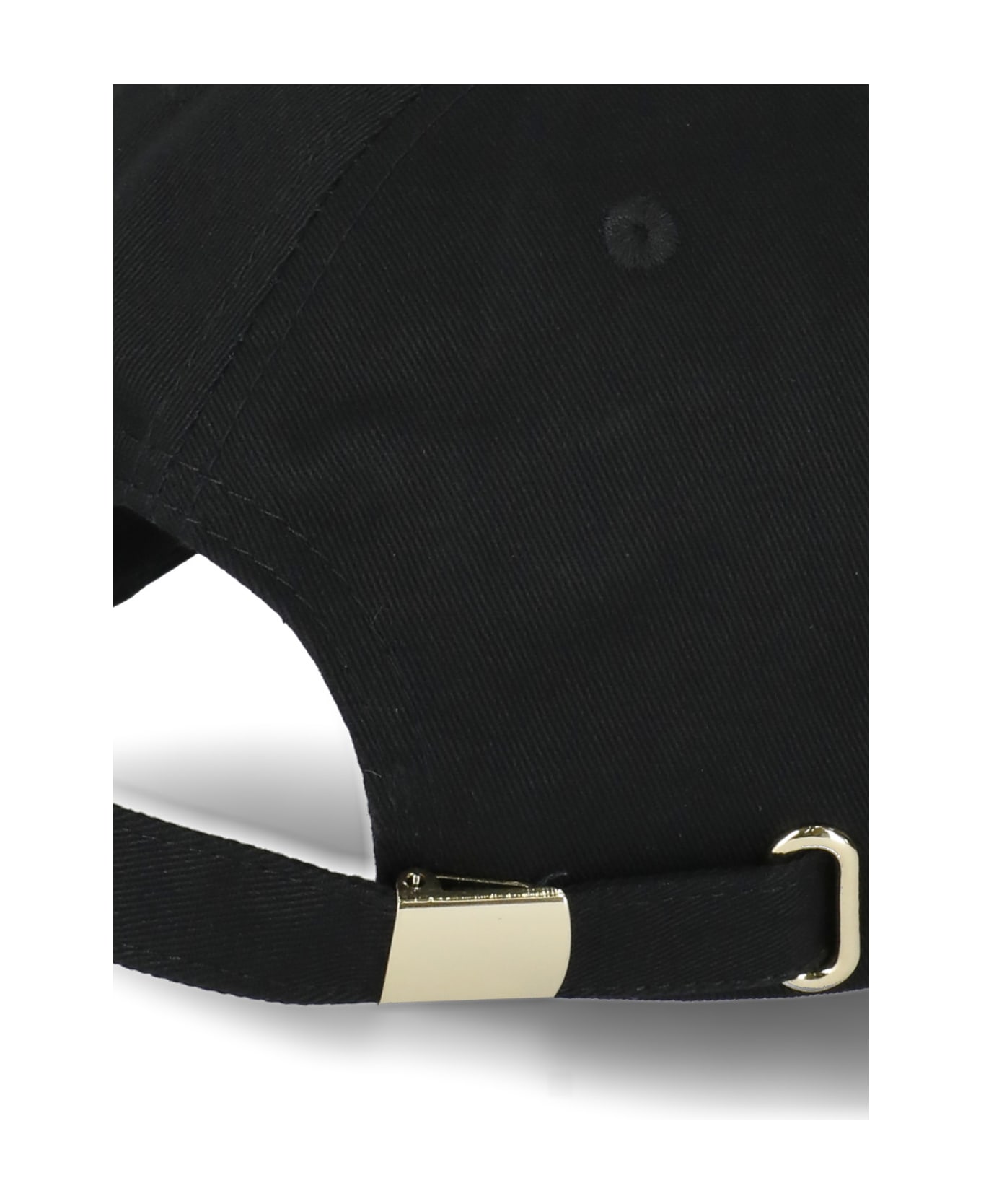 Versace Jeans Couture Baseball Cap With Vemblem Logo - Black