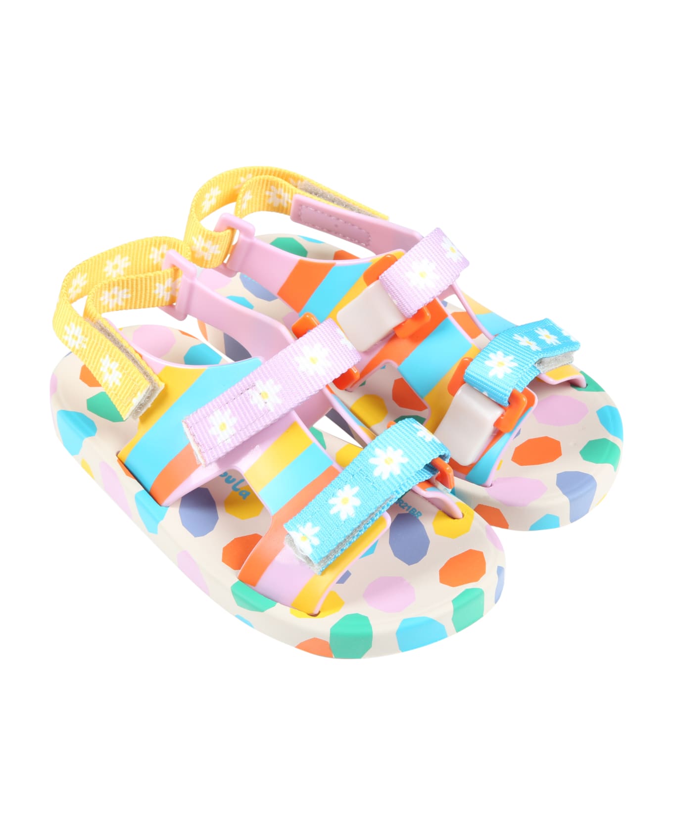 Melissa Multicolor Sandals For Kids With Prints - Multicolor