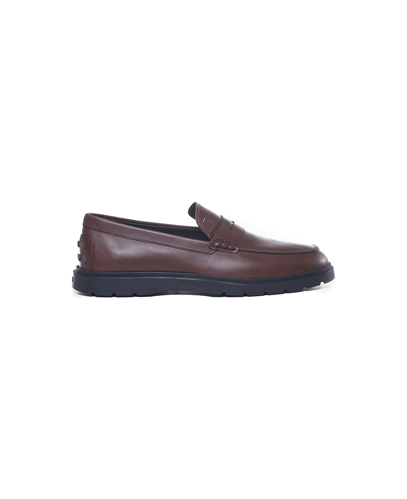 Tod's Loafers In Calfskin - Brown