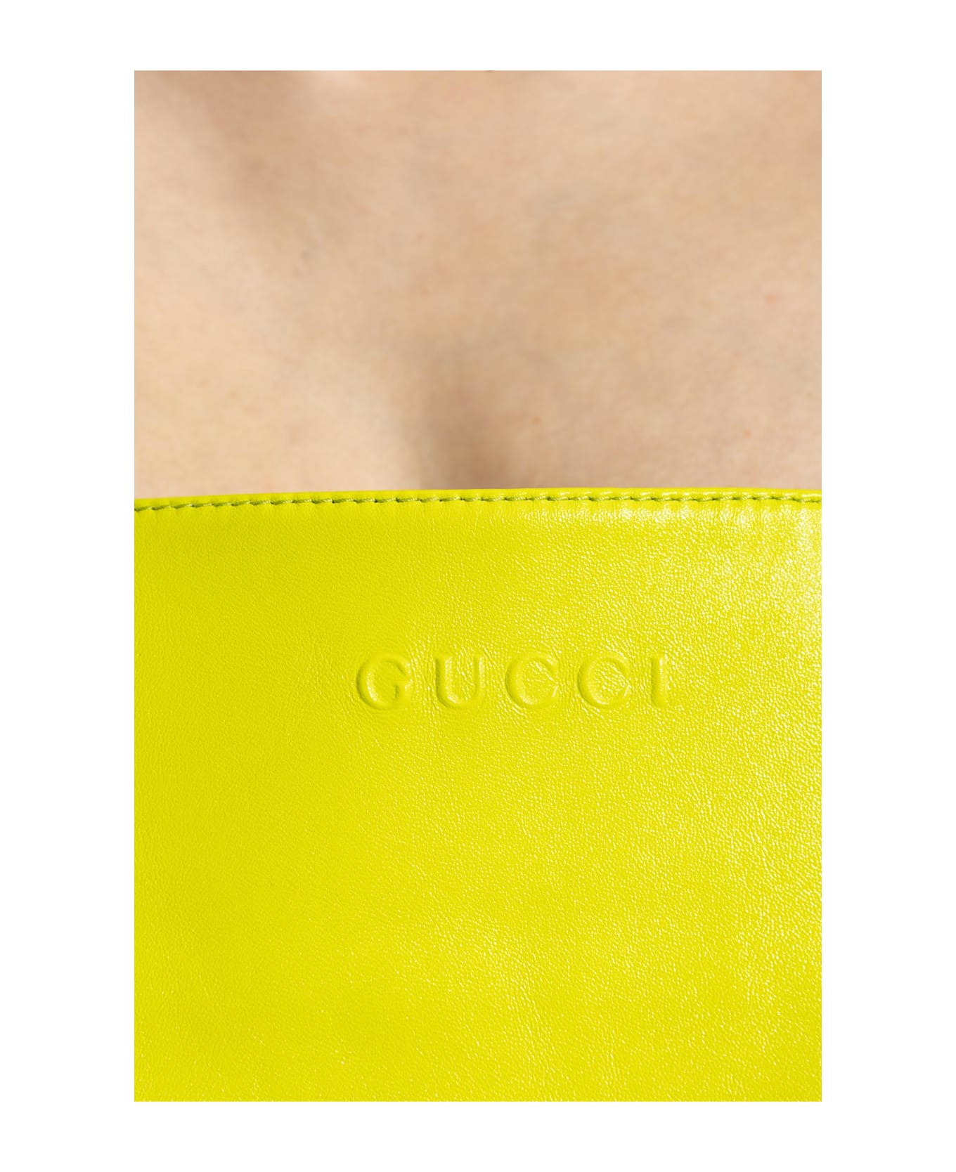 Gucci Leather Strap Dress - Green