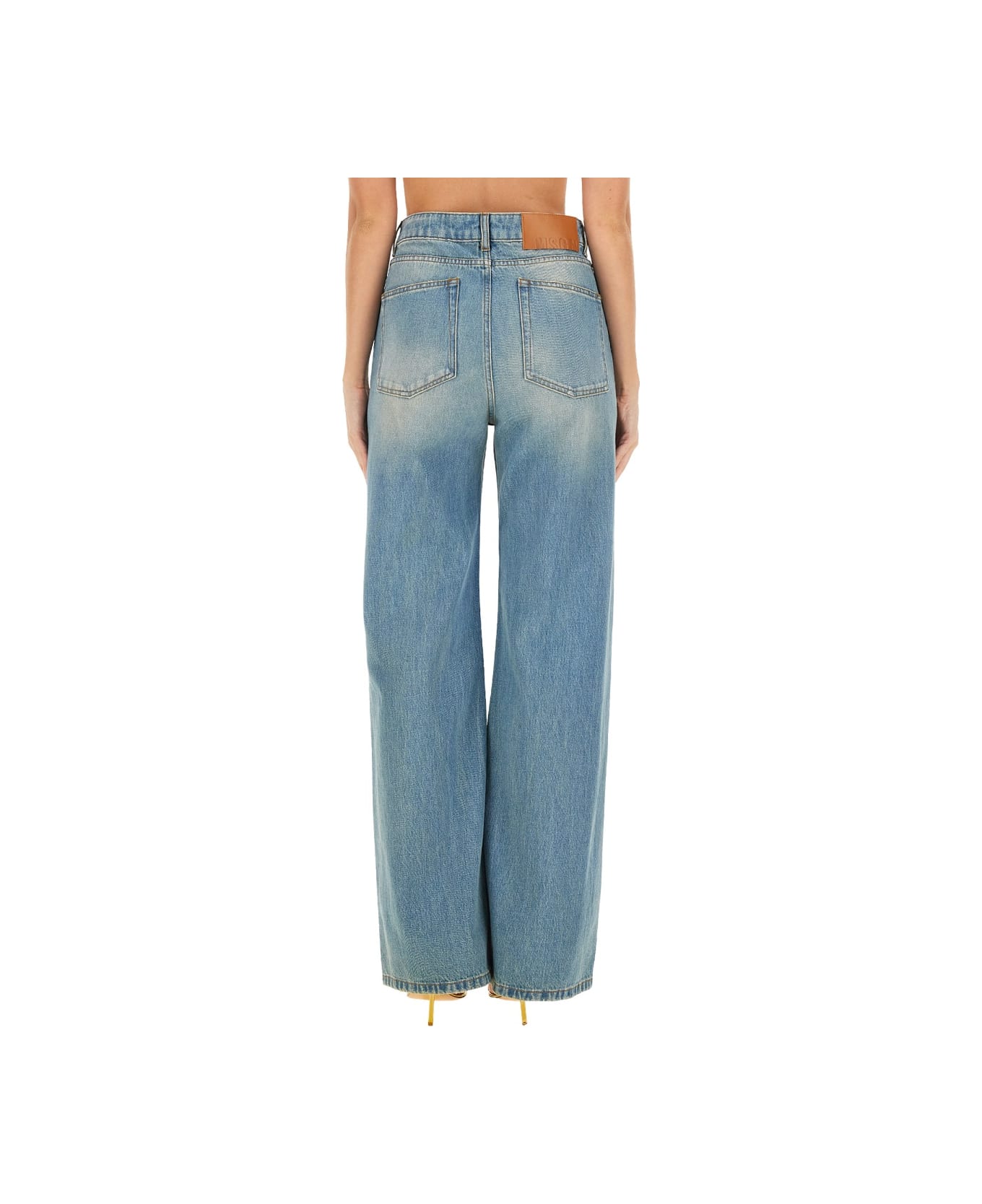 MSGM Jeans Wide Leg - DENIM