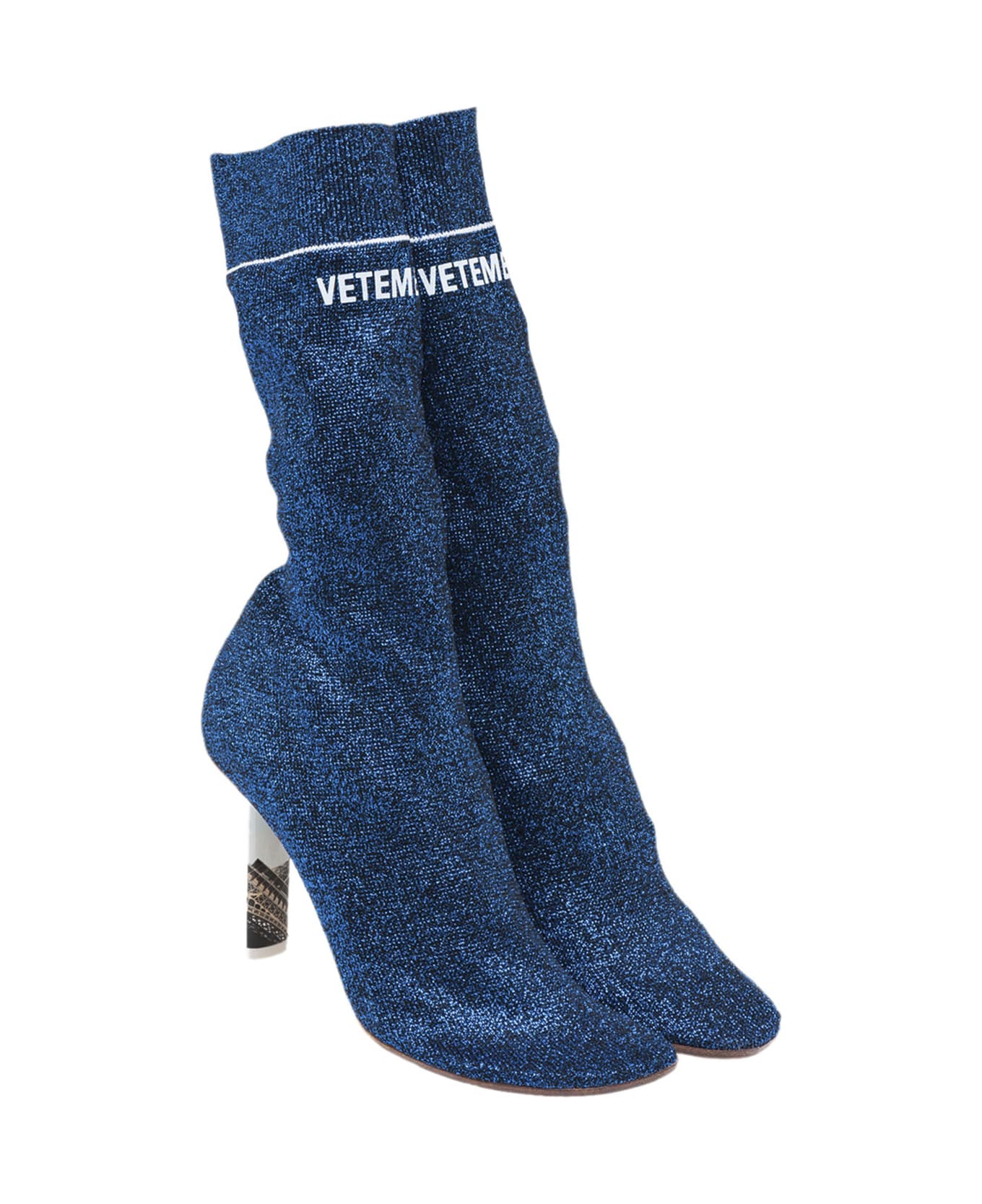 VETEMENTS Socks Boots - BLUE