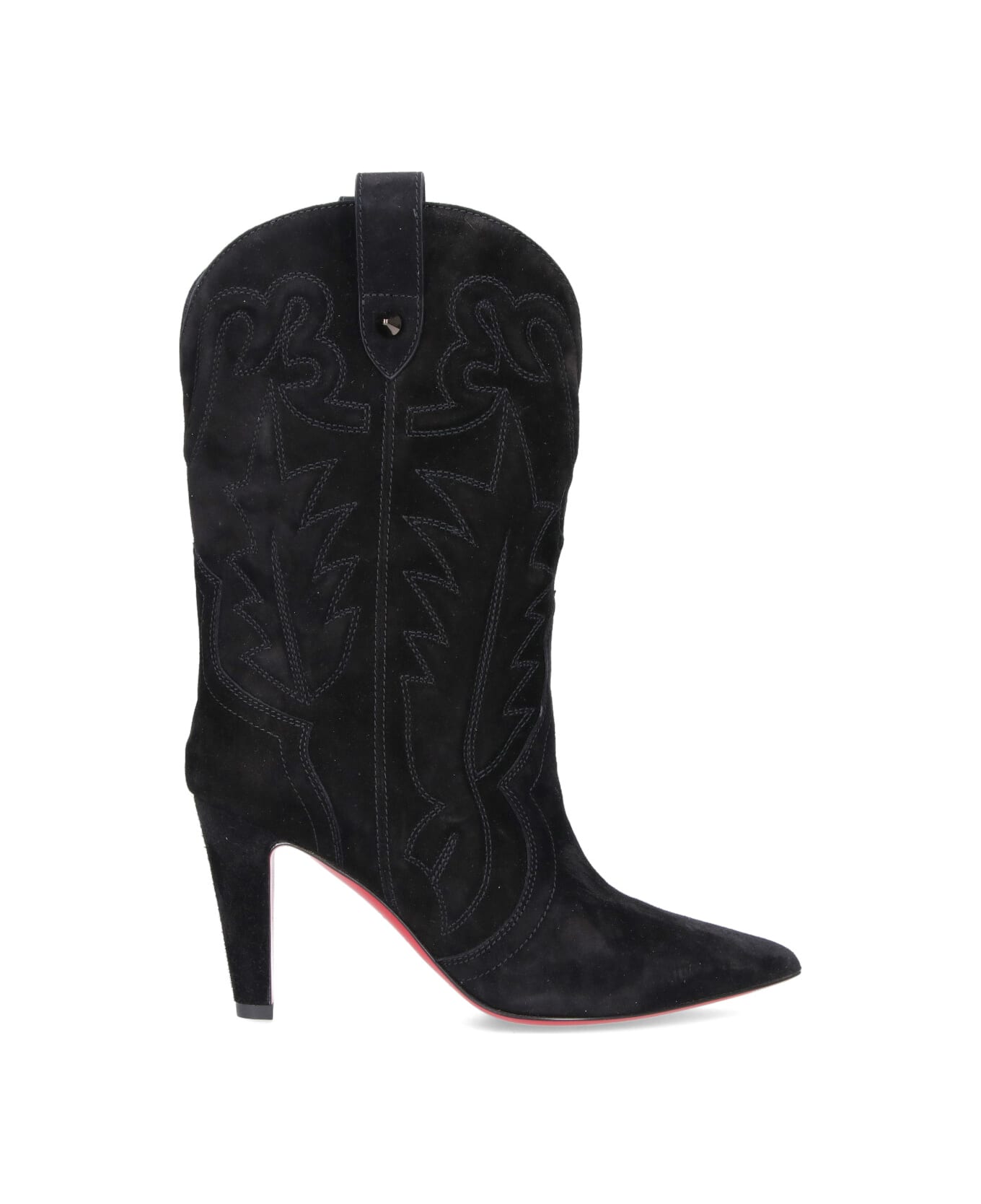 Christian Louboutin 'santiabooty' Ankle Boots - Black  