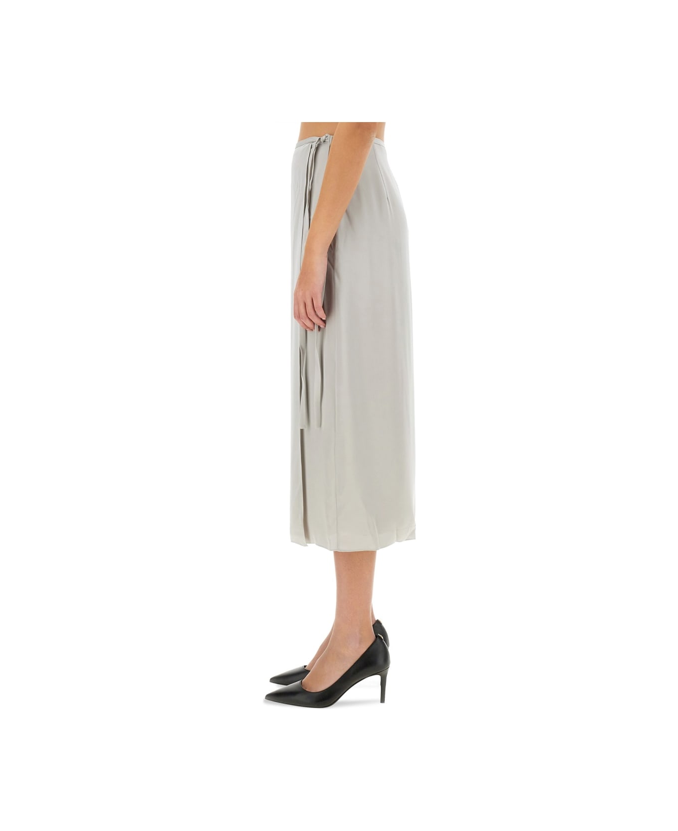 Theory Silk Skirt - GREY