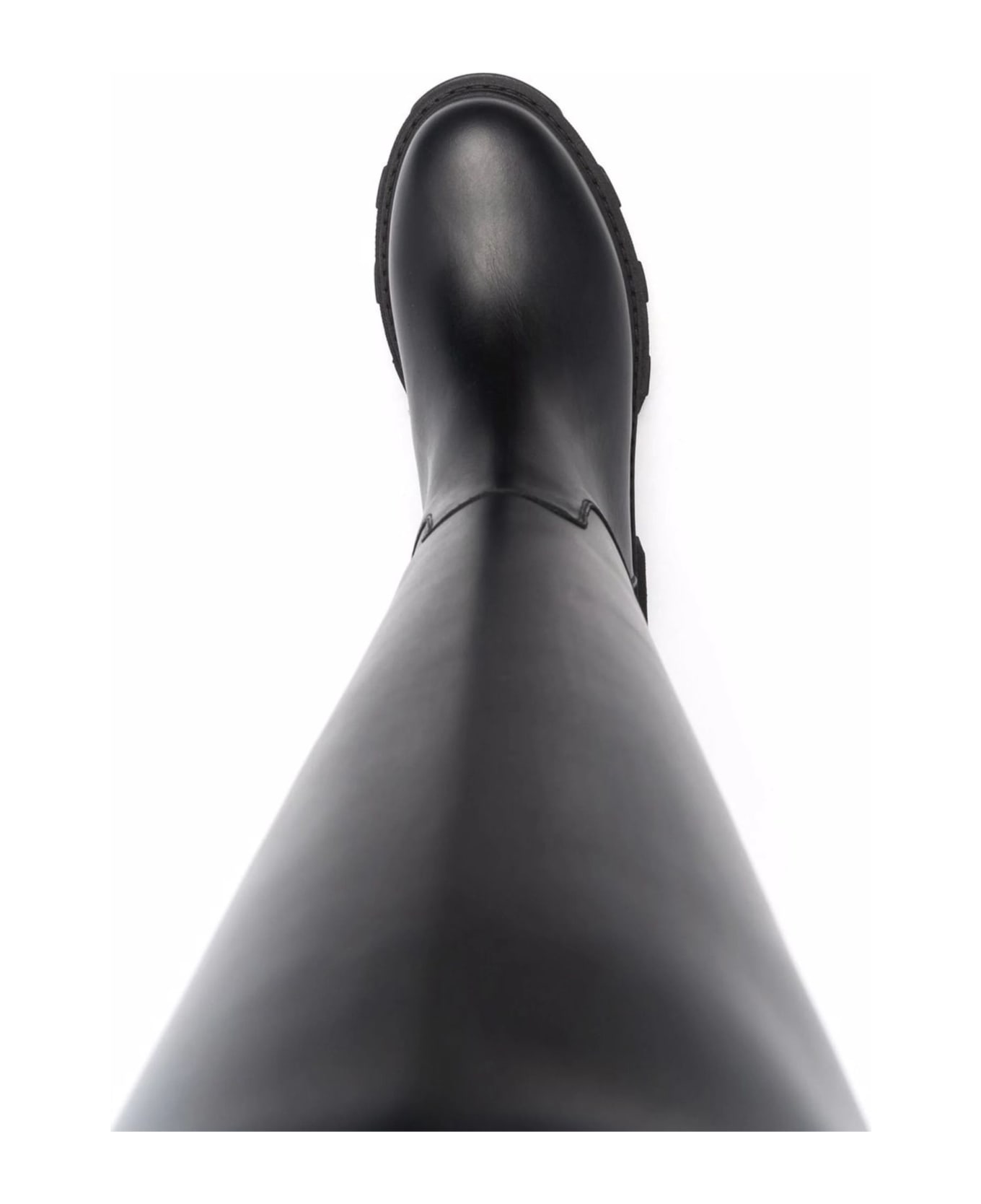 GIA BORGHINI Black Calf Leather Perni 07 Boots - Nero