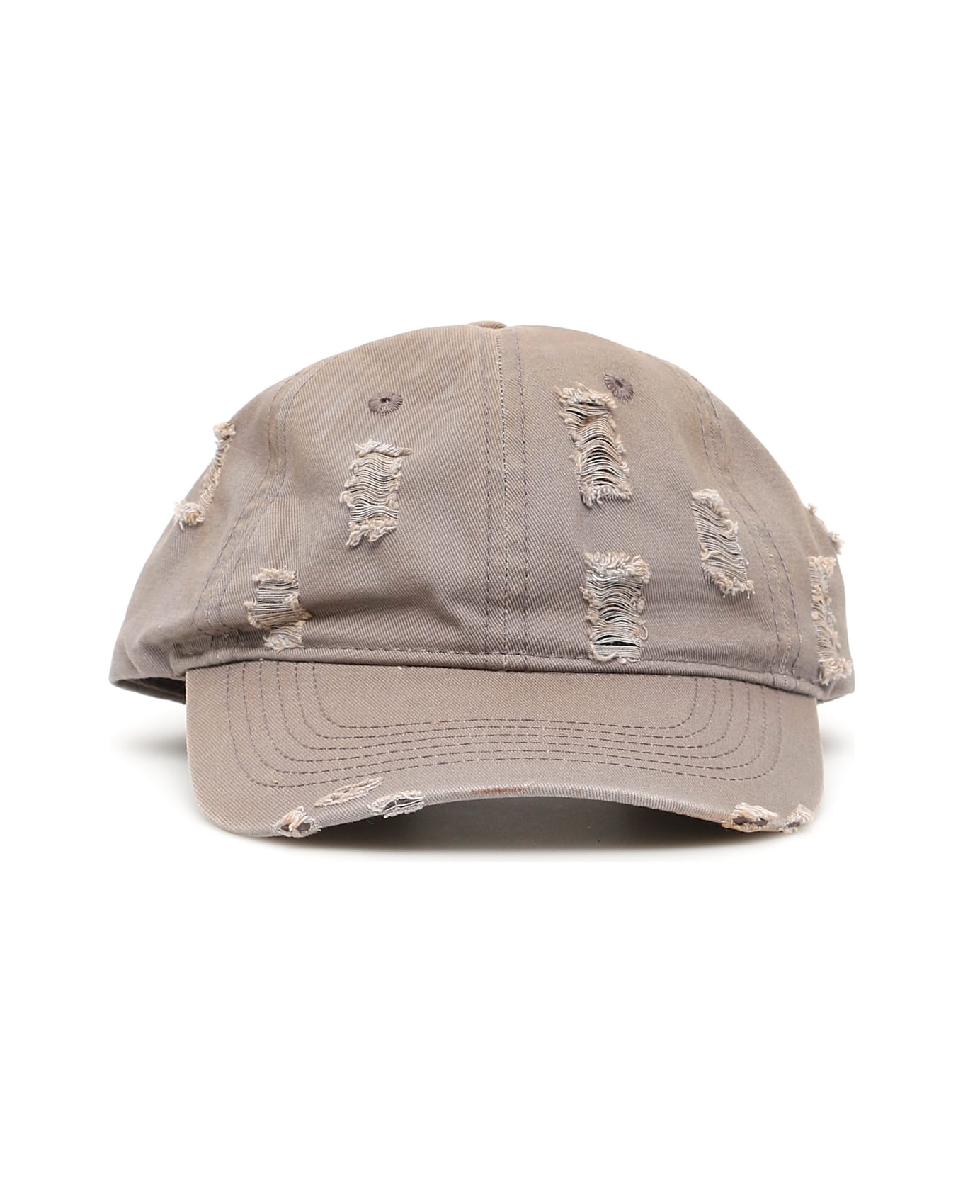 032c Destroyed Baseball Cap - GREY (Grey)