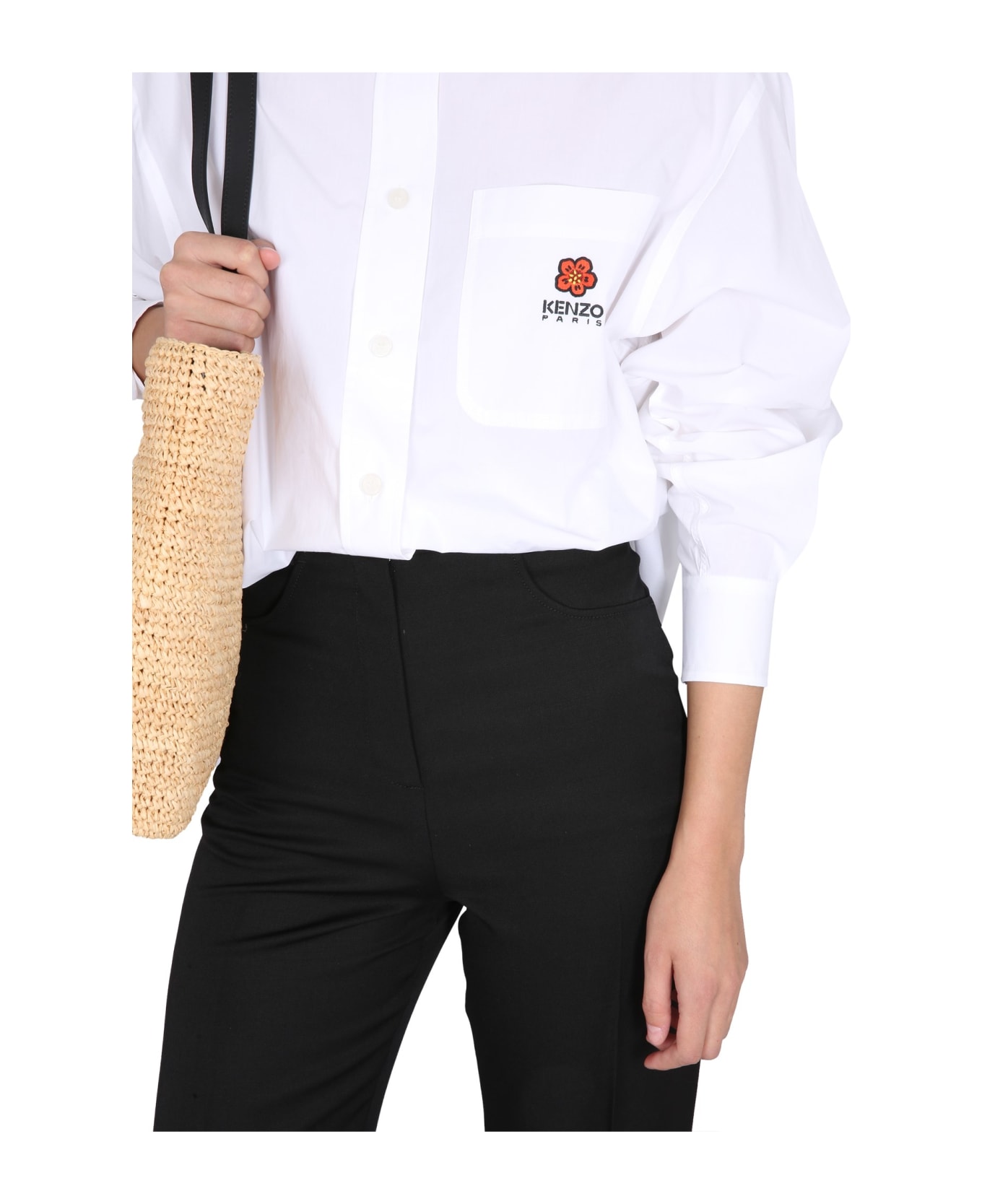 Kenzo Oversize Fit Shirt - White