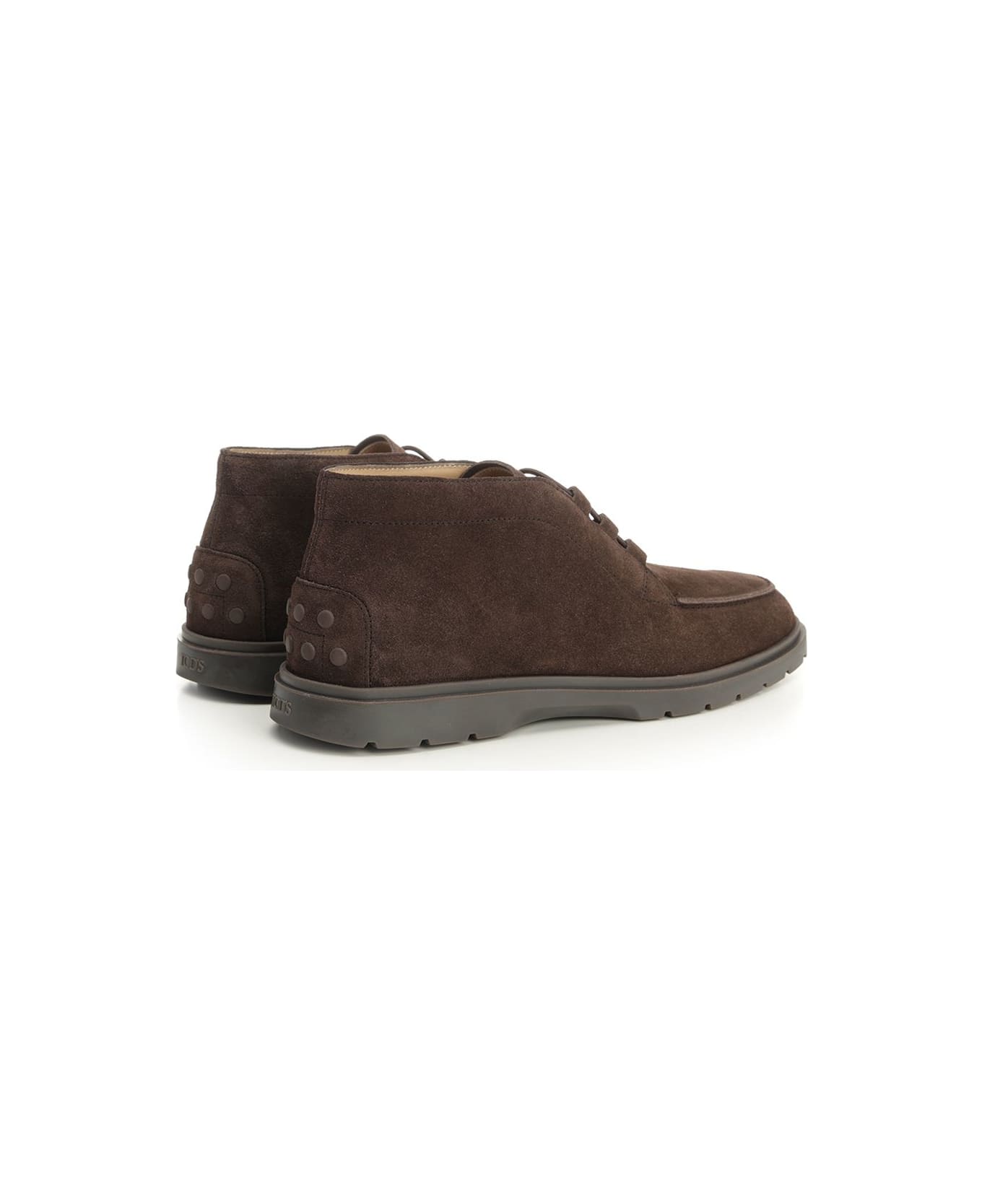 Tod
s Suede Ankle Boot - TESTA MORO