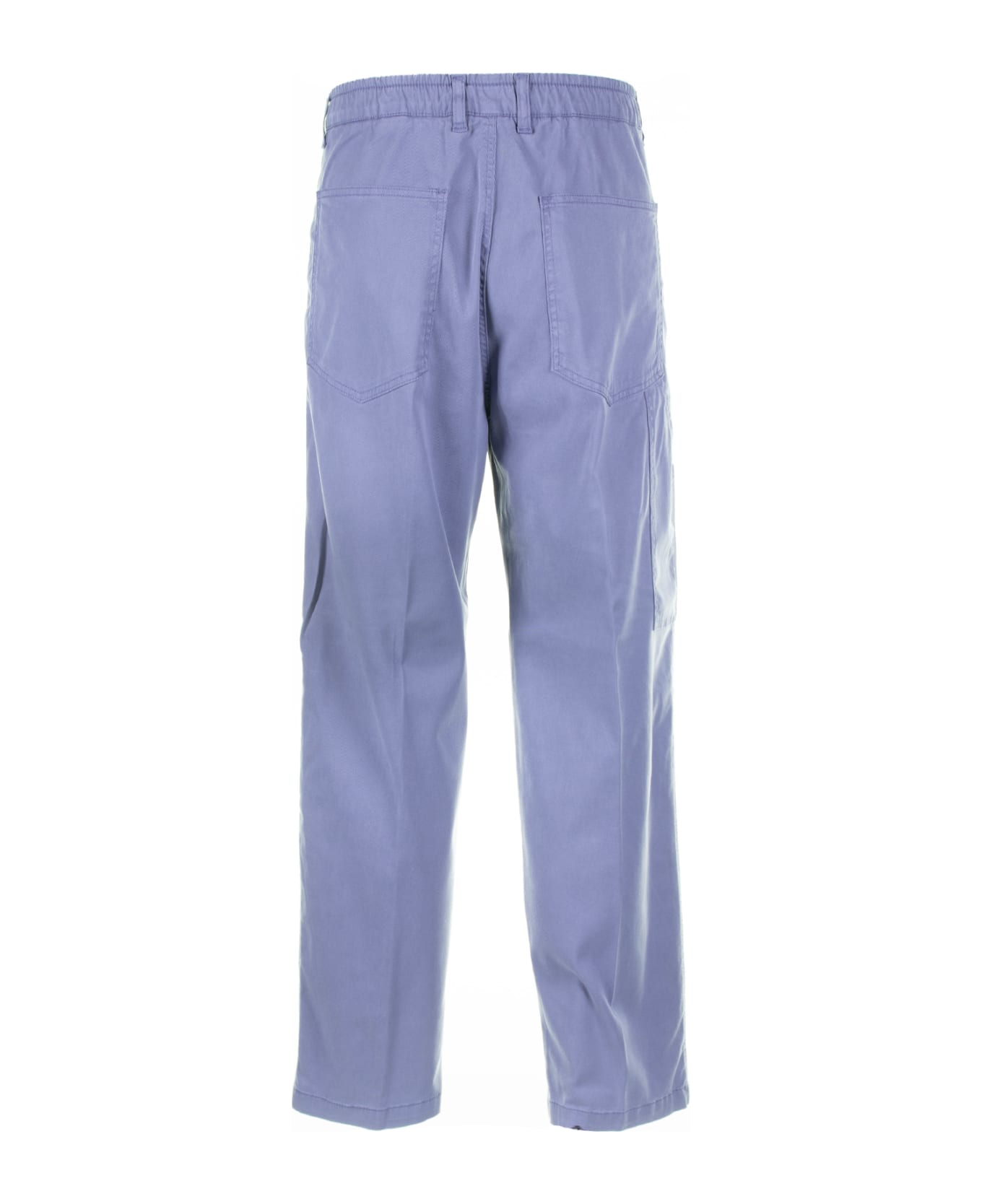 Altea Air Force Blue Linen Trousers - AVIO ボトムス