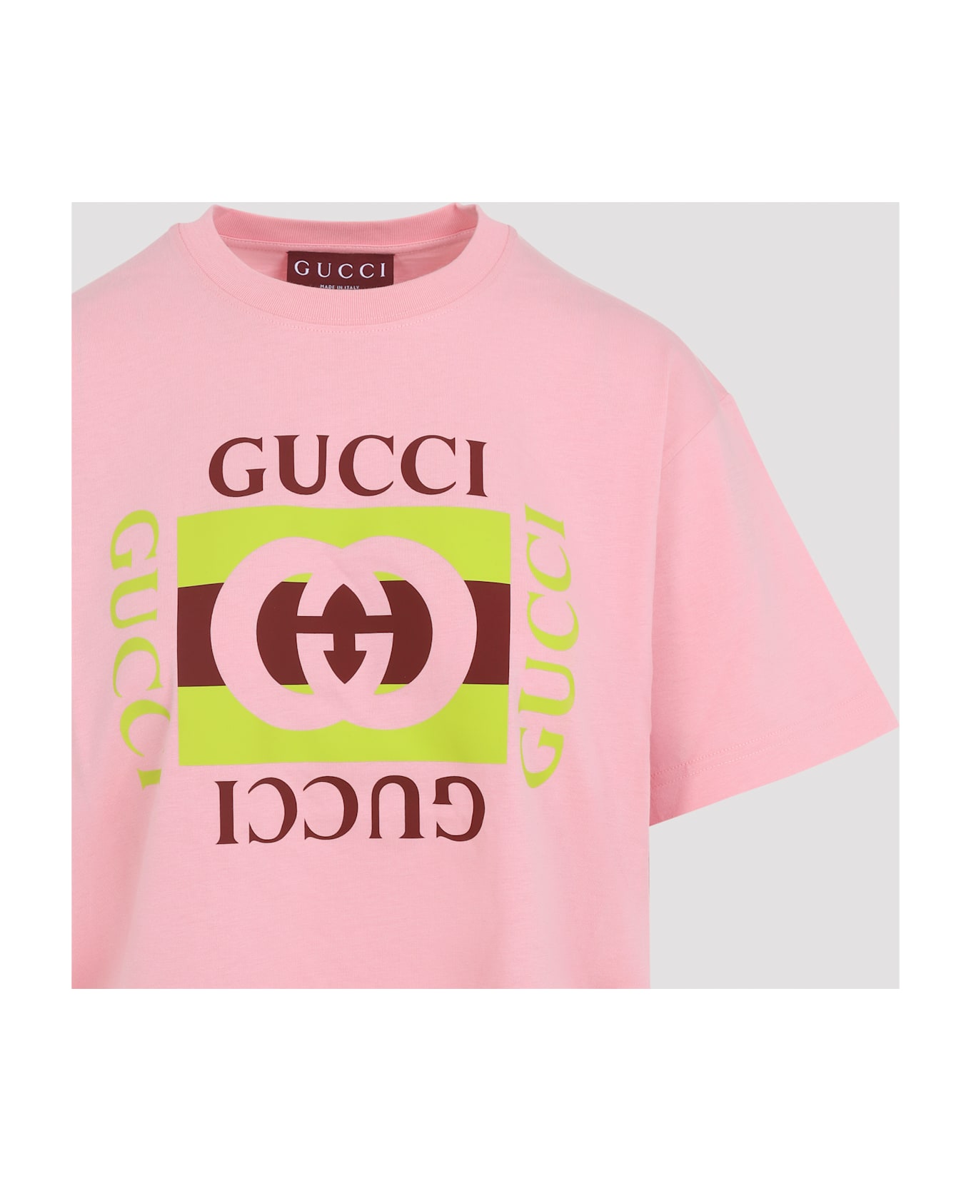 Gucci Logo T-shirt - Hued Blush