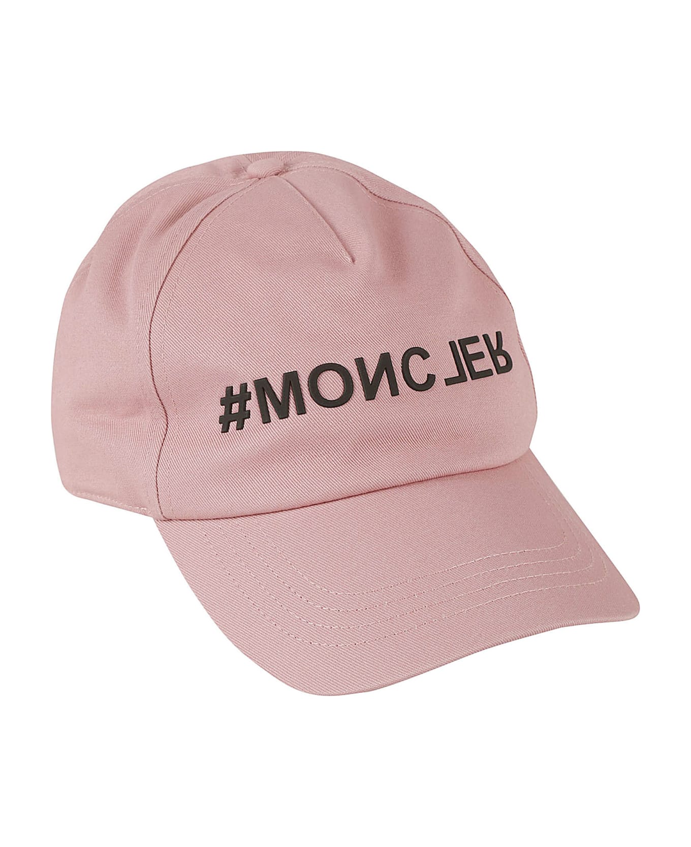 Moncler Logo Baseball Cap - Dark Pink