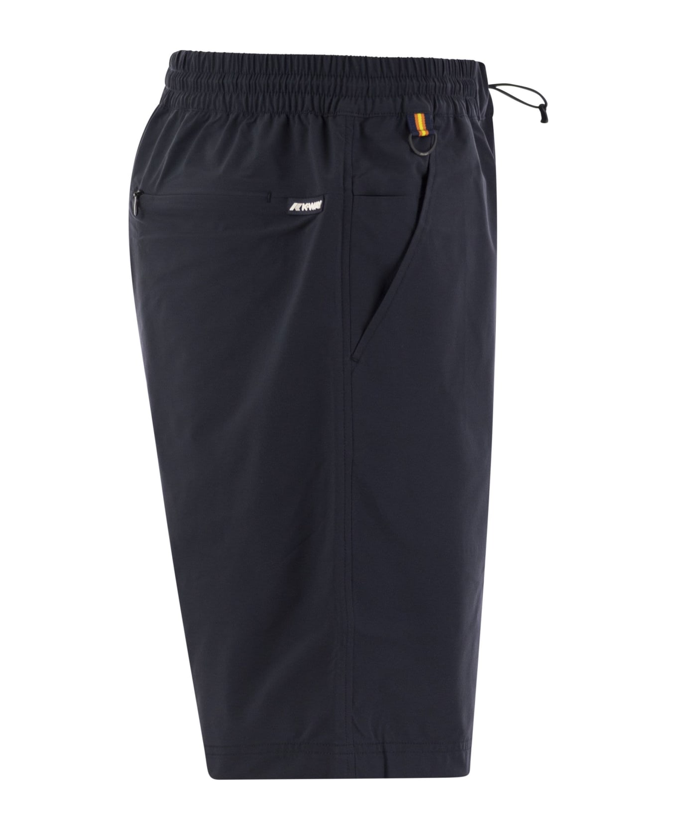 K-Way Remisen - Shorts In Technical Fabric - Blue