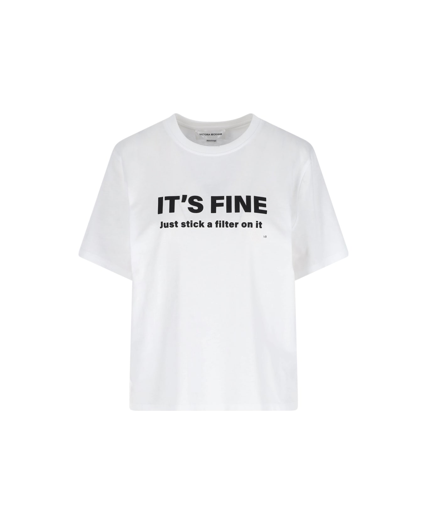 Victoria Beckham 'it's Fine' T-shirt - White