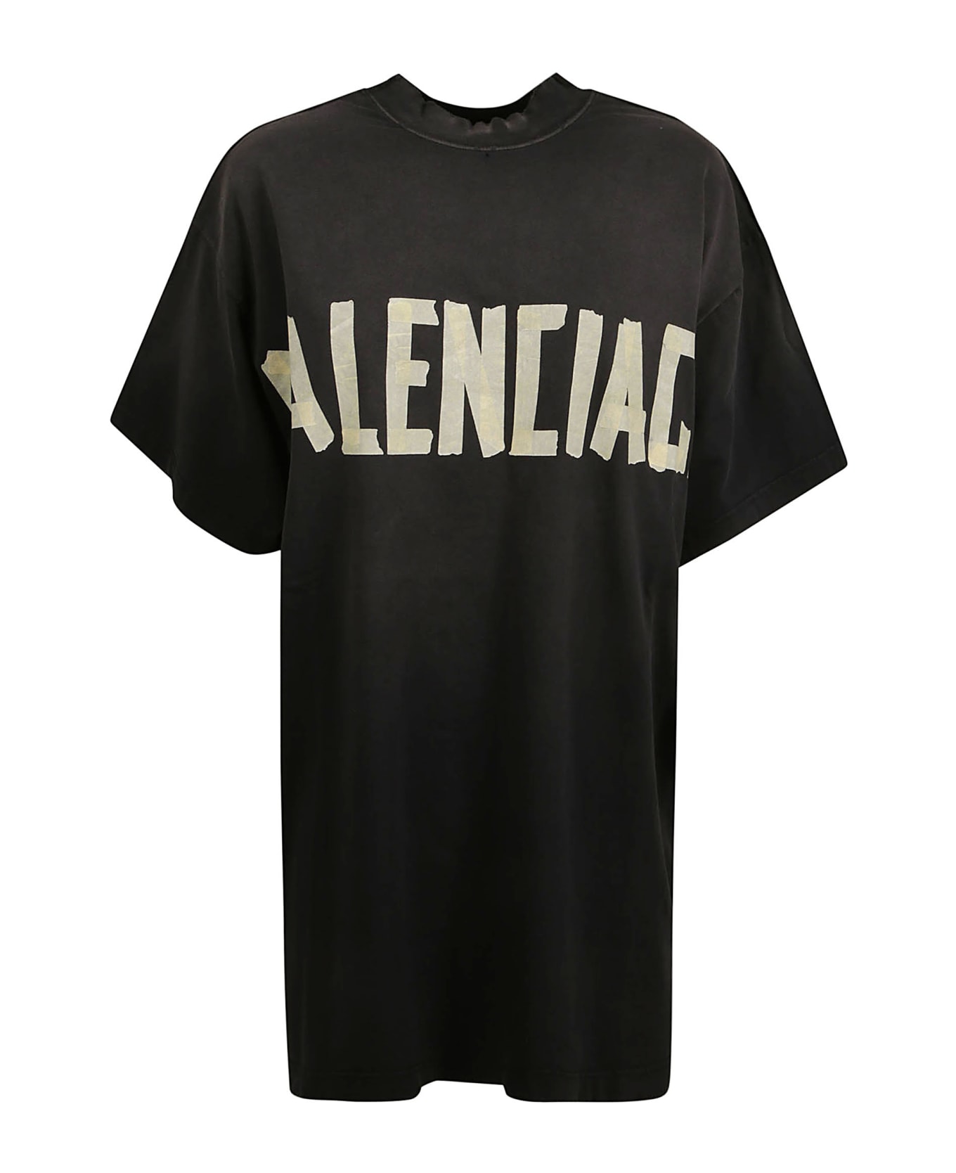 Balenciaga Double Front T-shirt - Black
