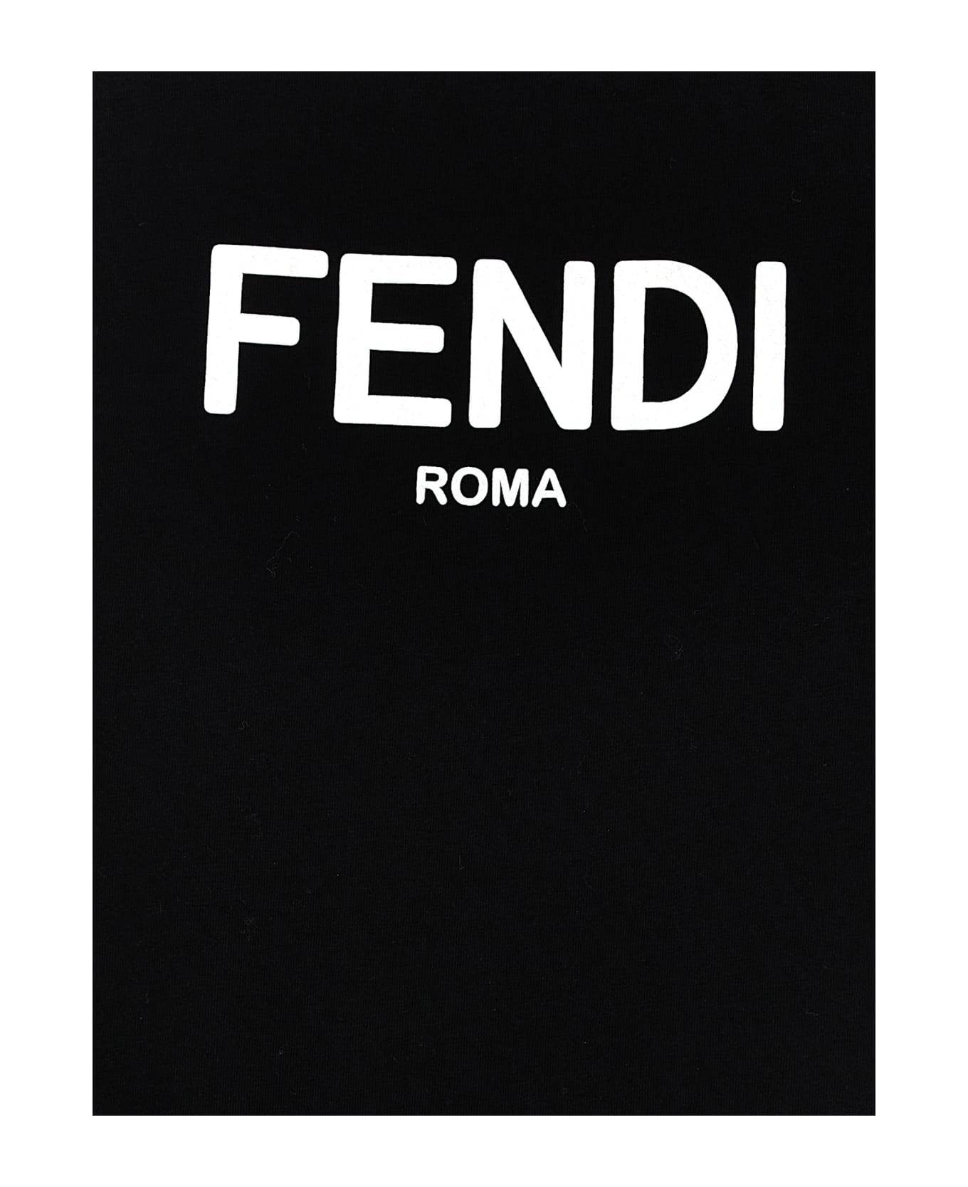 Fendi Logo T-shirt - White/Black