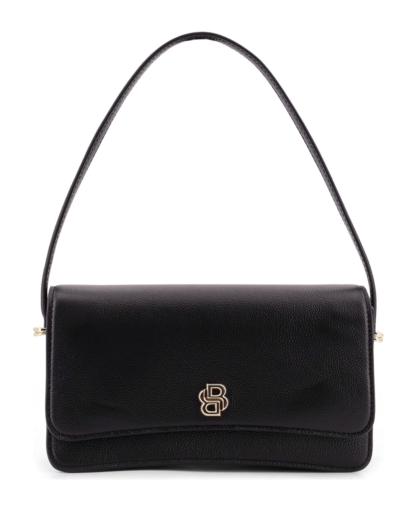 Hugo Boss Boss Beyond Leather Shoulder Bag - Black