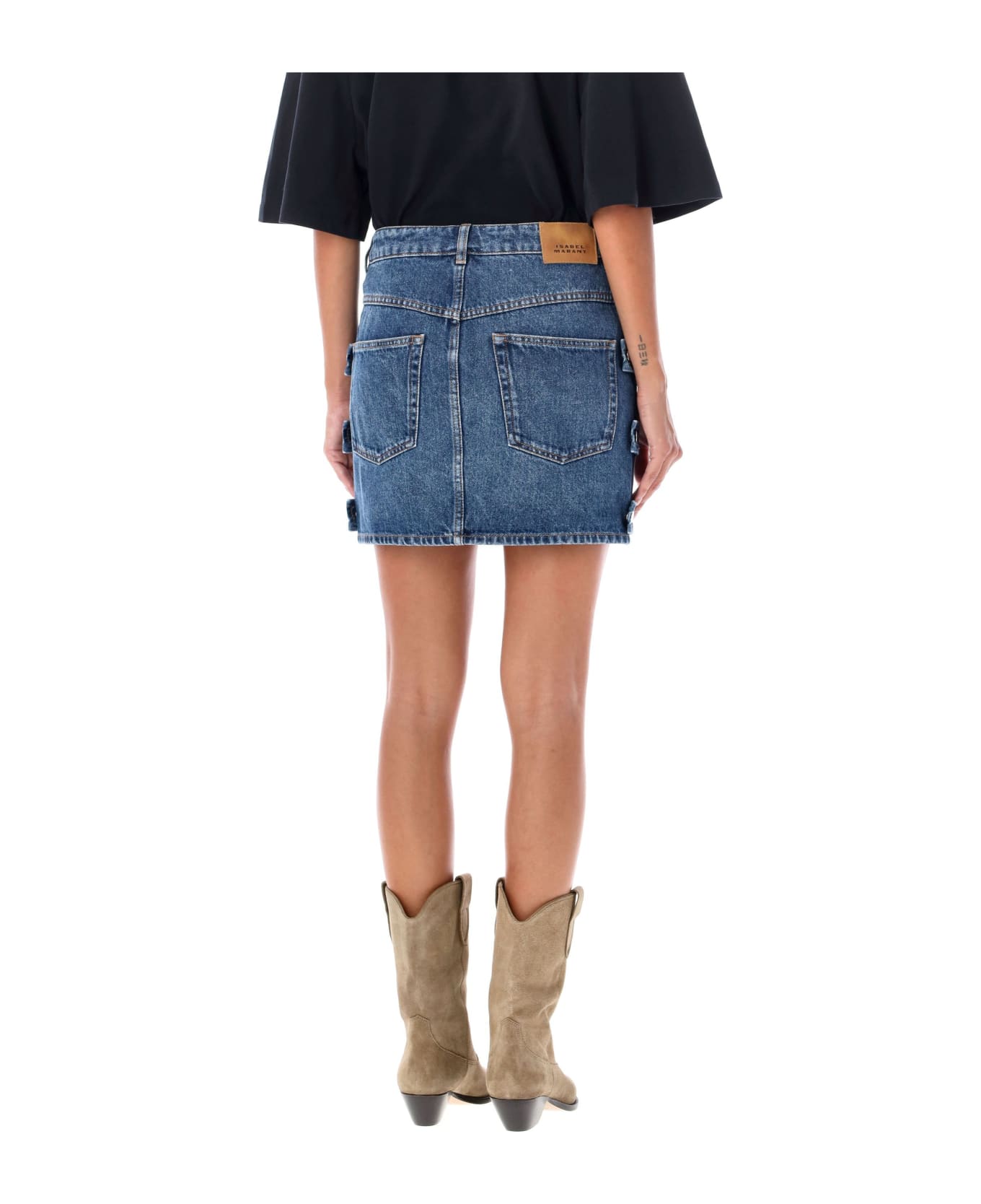 Marant Étoile Stessy Mini Skirt - BLUE
