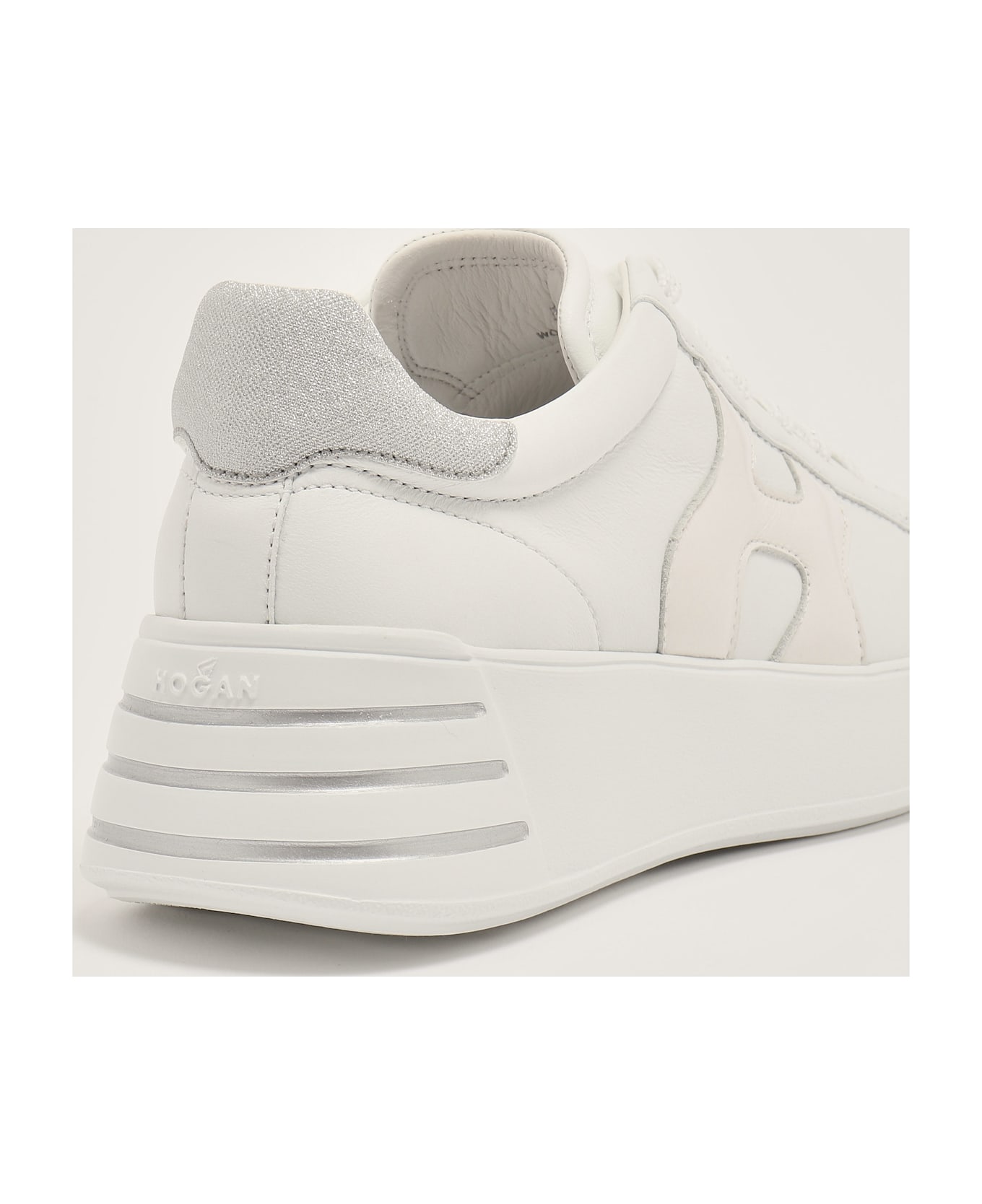 Hogan Rebel H564 Sneaker - BIANCO-ARGENTO