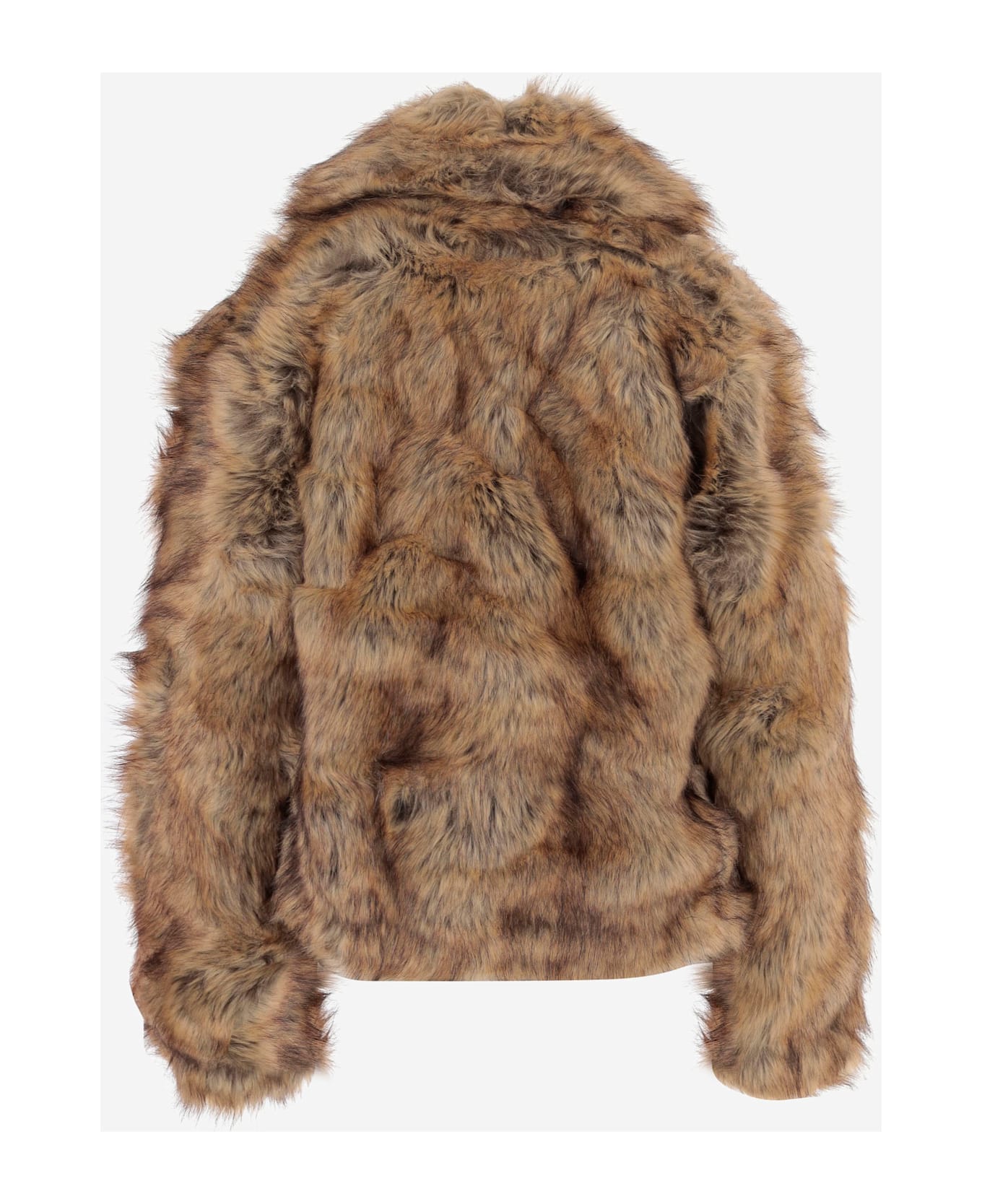 The Garment Damiy Coat In Faux Fur - Red