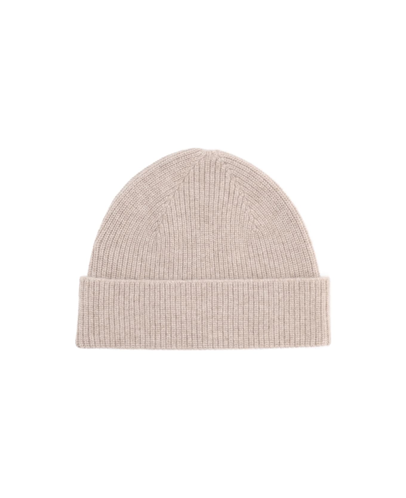 Zegna Cashmere "oasis" Beanie - NUDE 帽子
