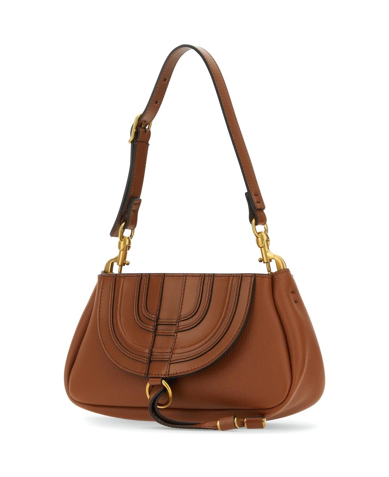 Chloé Marcie Shoulder Bag - Leather Brown