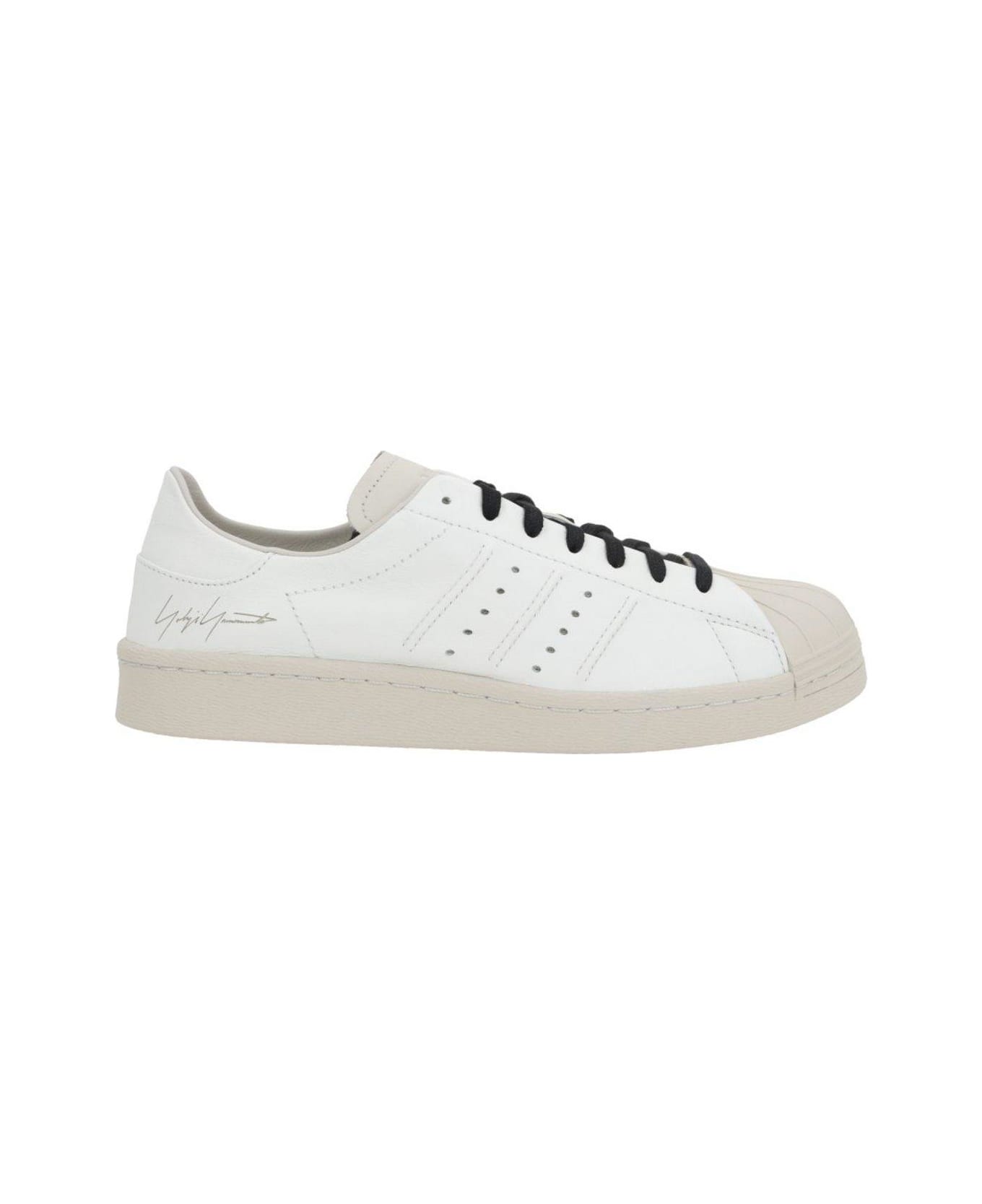 Y-3 Superstar Lace-up Sneakers - Bianco スニーカー