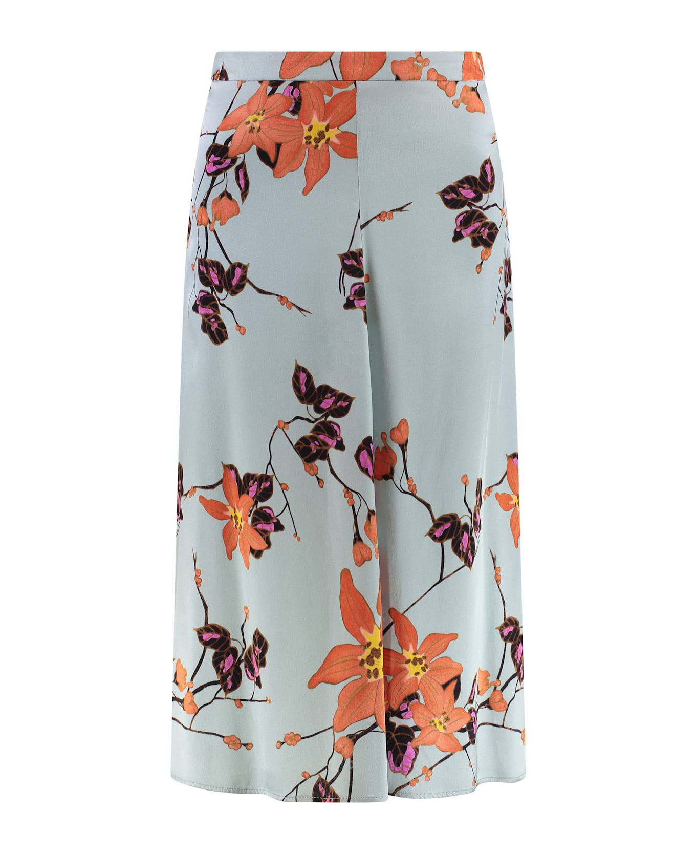 Etro Viscose Print Skirt - Light Blue