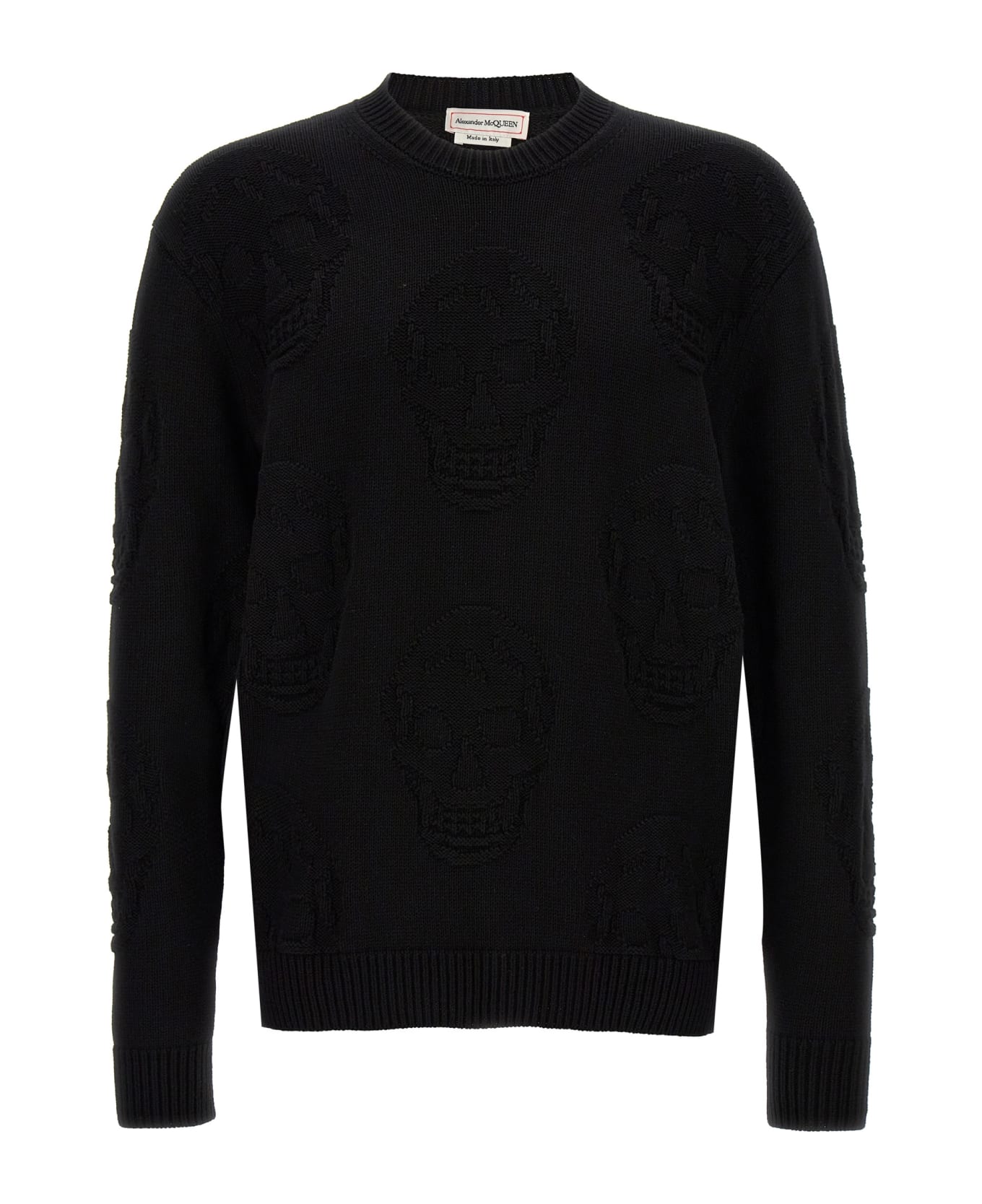 Alexander McQueen Skull Sweater - Black ニットウェア