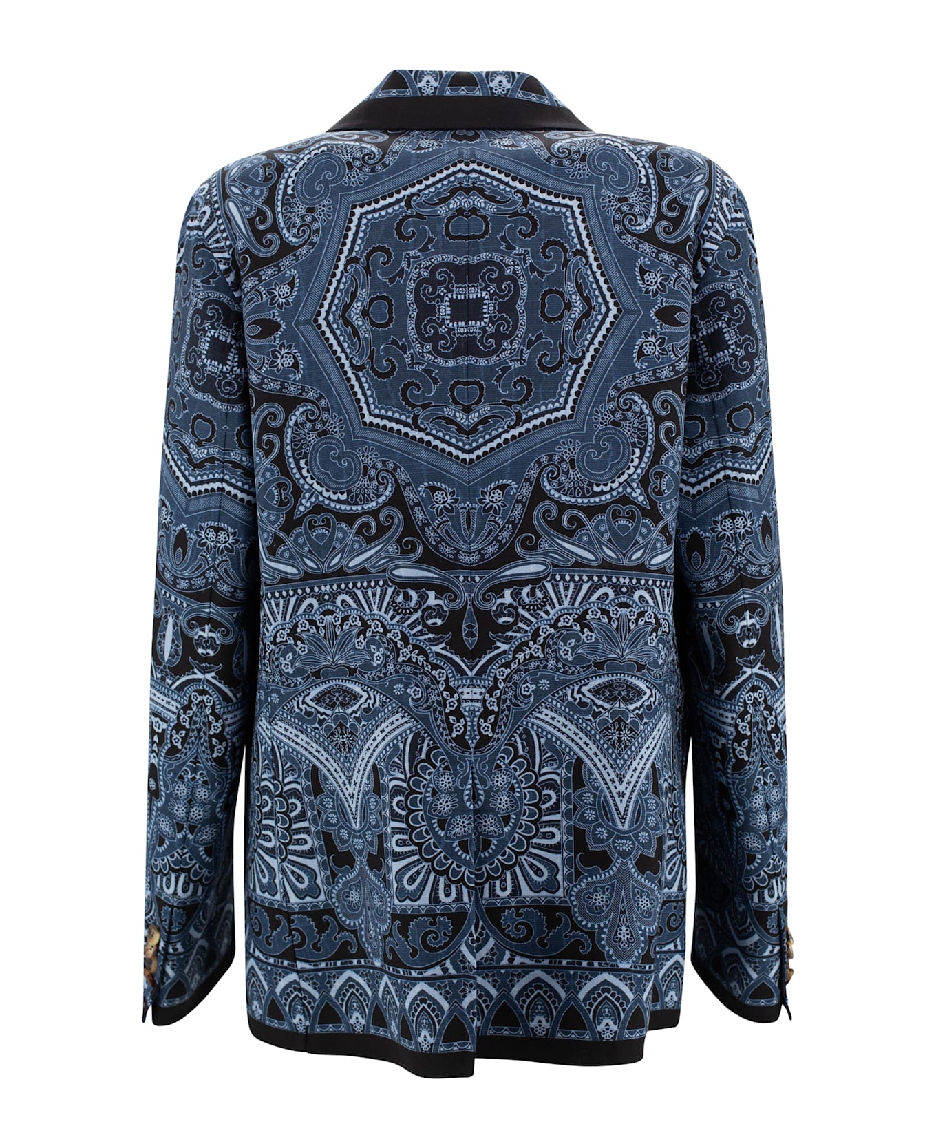 Etro Reversible Single-breasted Jacket - Blue