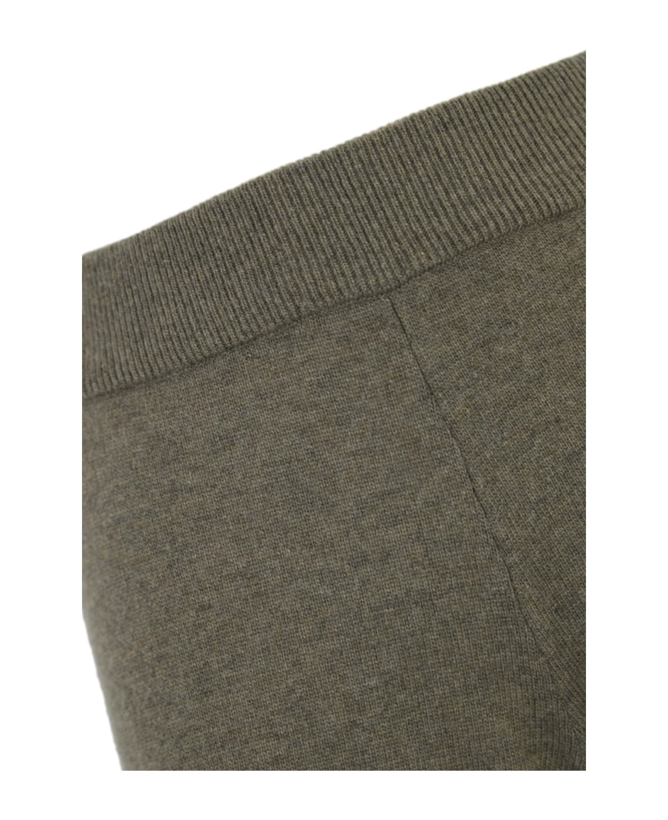 Weekend Max Mara Wool Knit Tennis Trousers - Brown
