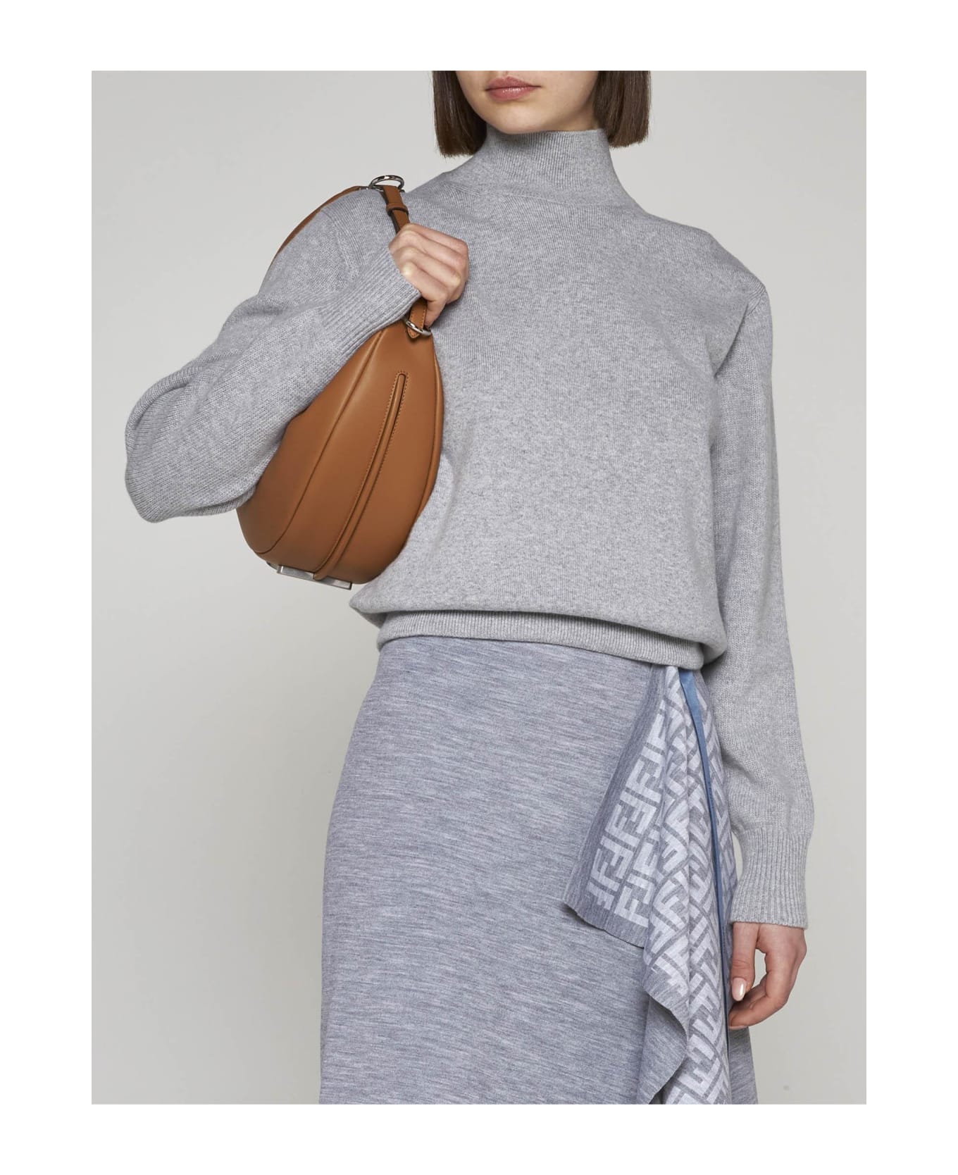 Fendi Wool And Cashmere Sweater - Grey
