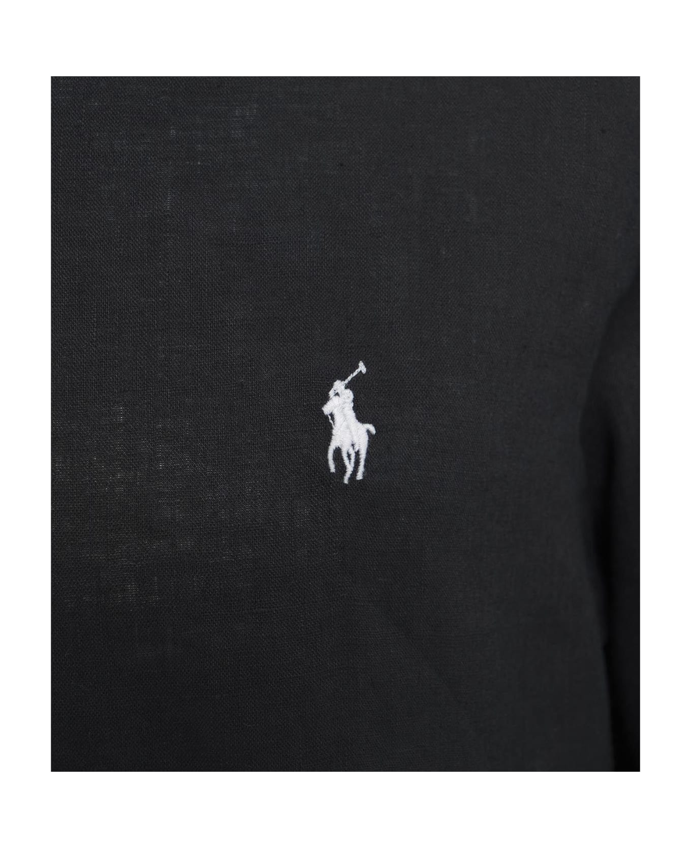 Polo Ralph Lauren Polo Pony Embroidered Buttoned Shirt Polo Ralph Lauren - BLACK