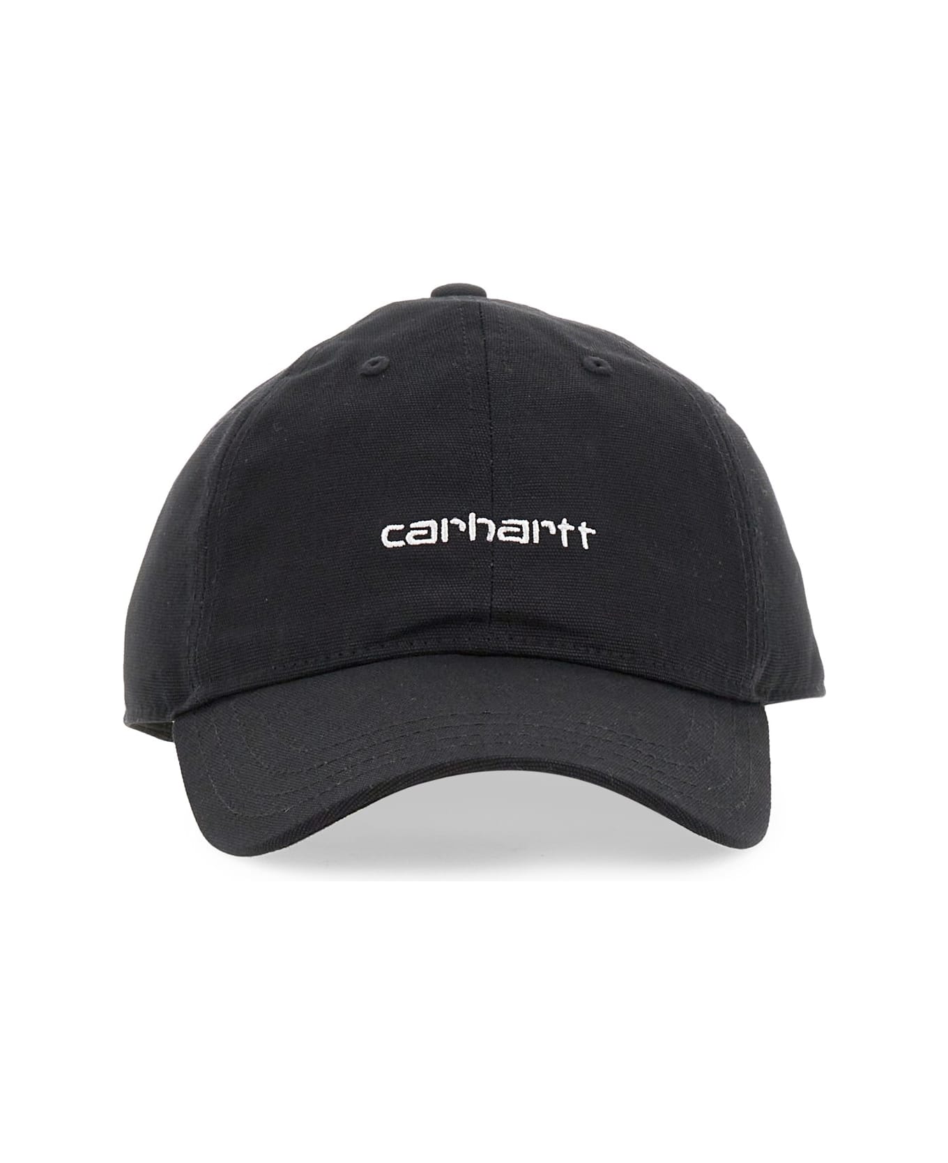Carhartt Logo Embroidery Baseball Hat - NERO