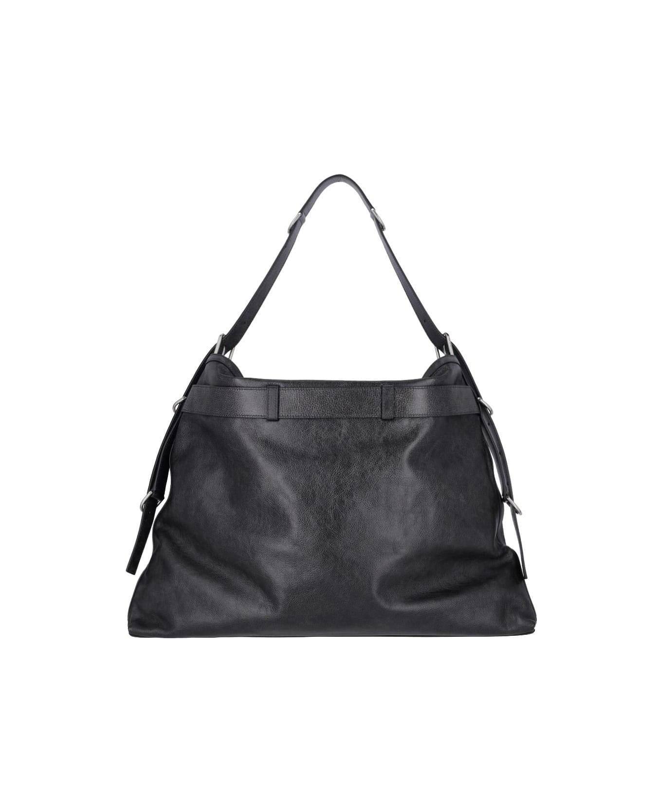 Givenchy 'voyou Boyfriend' Large Shoulder Bag - BLACK