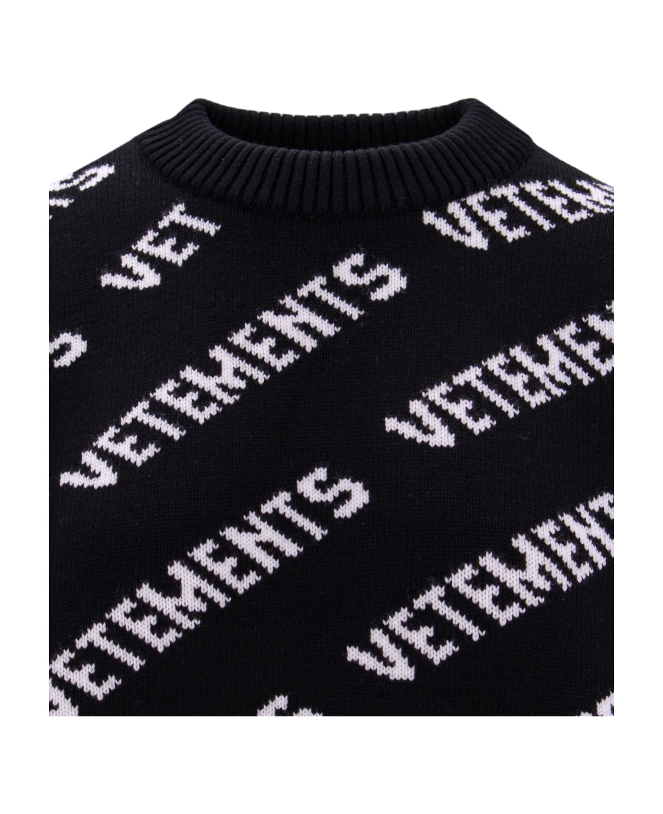 VETEMENTS Sweater - Black White