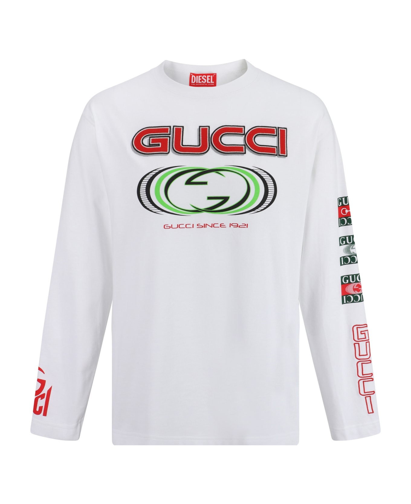 Gucci Long Sleeve Jersey - White/mc