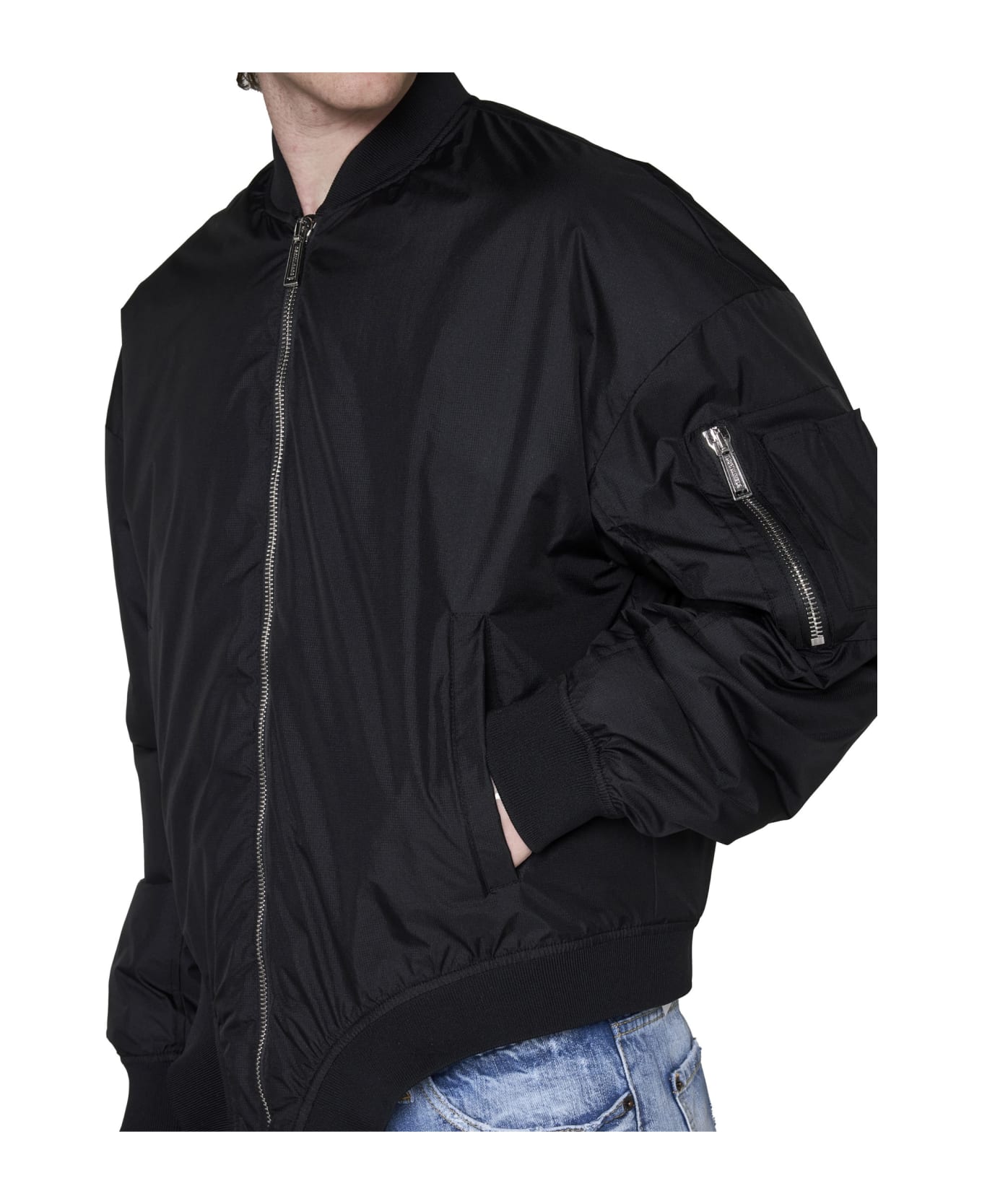 Dsquared2 D2 On The Wave' Bomber - Black