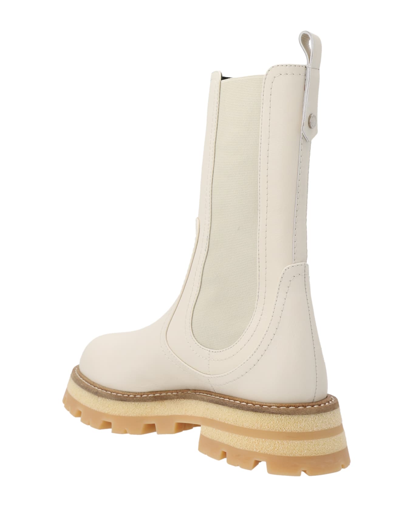 Ermanno Scervino Leather Boots - White