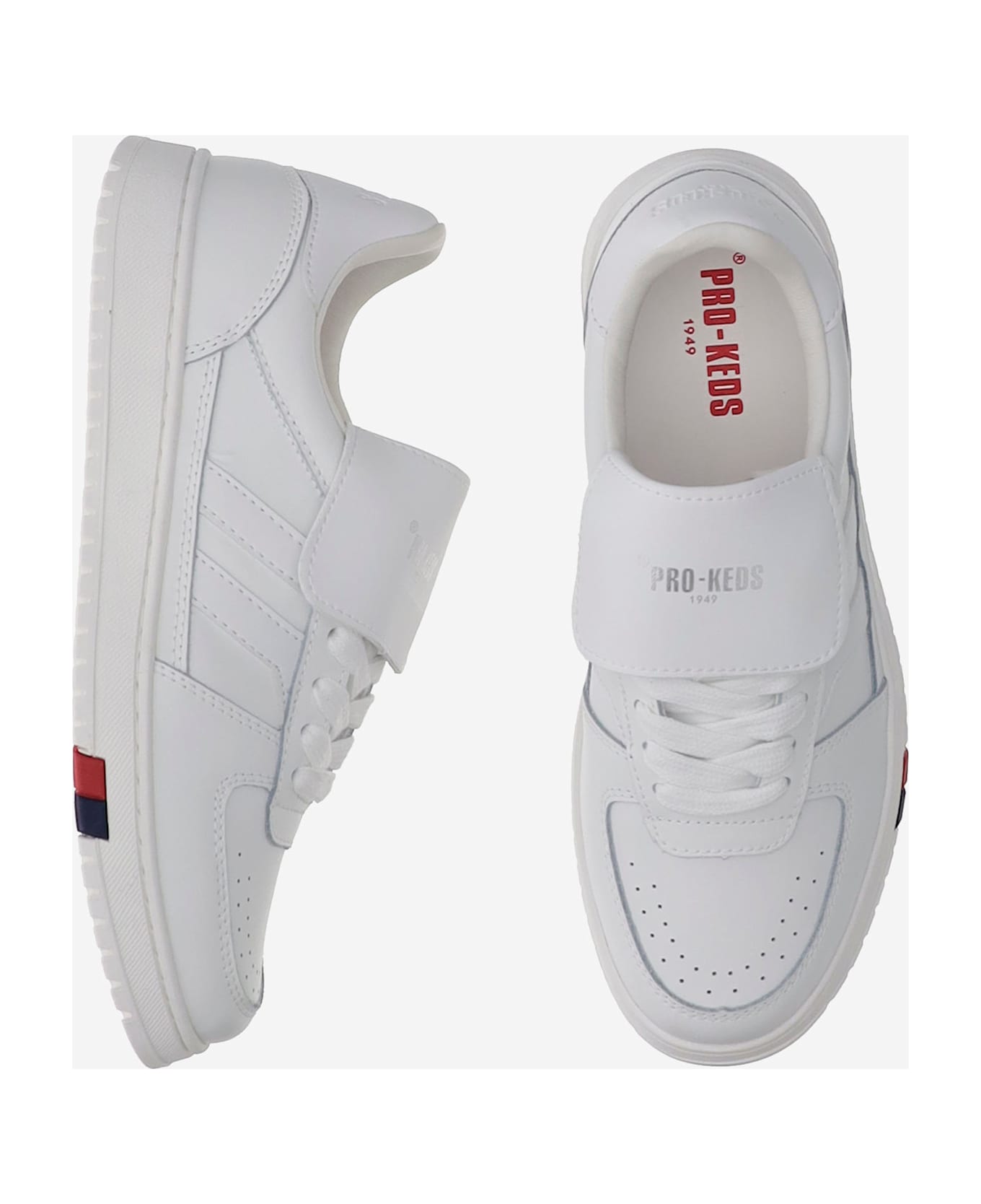 PRO-Keds Field King Leather Sneakers - White