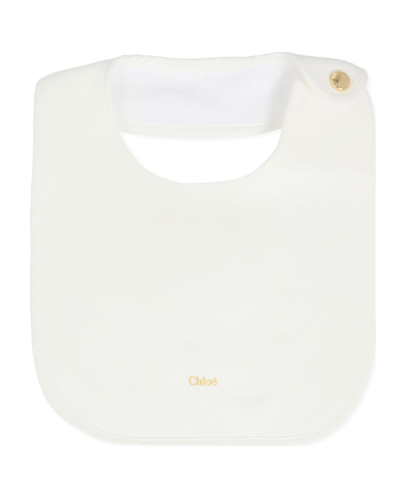 Chloé Pink Babygrow Set For Baby Girl With Logo - Pink