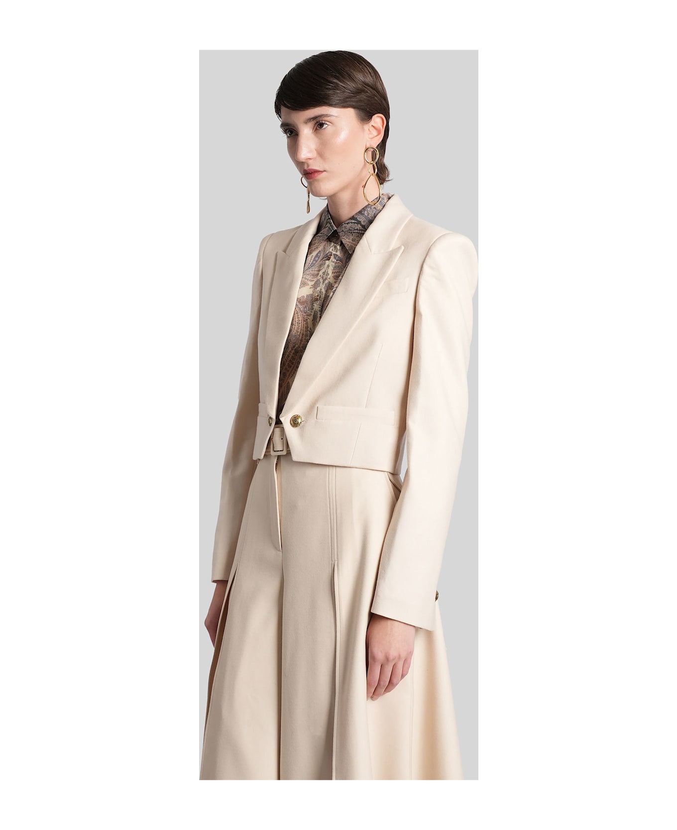 Zimmermann Blazer In Beige Wool - beige