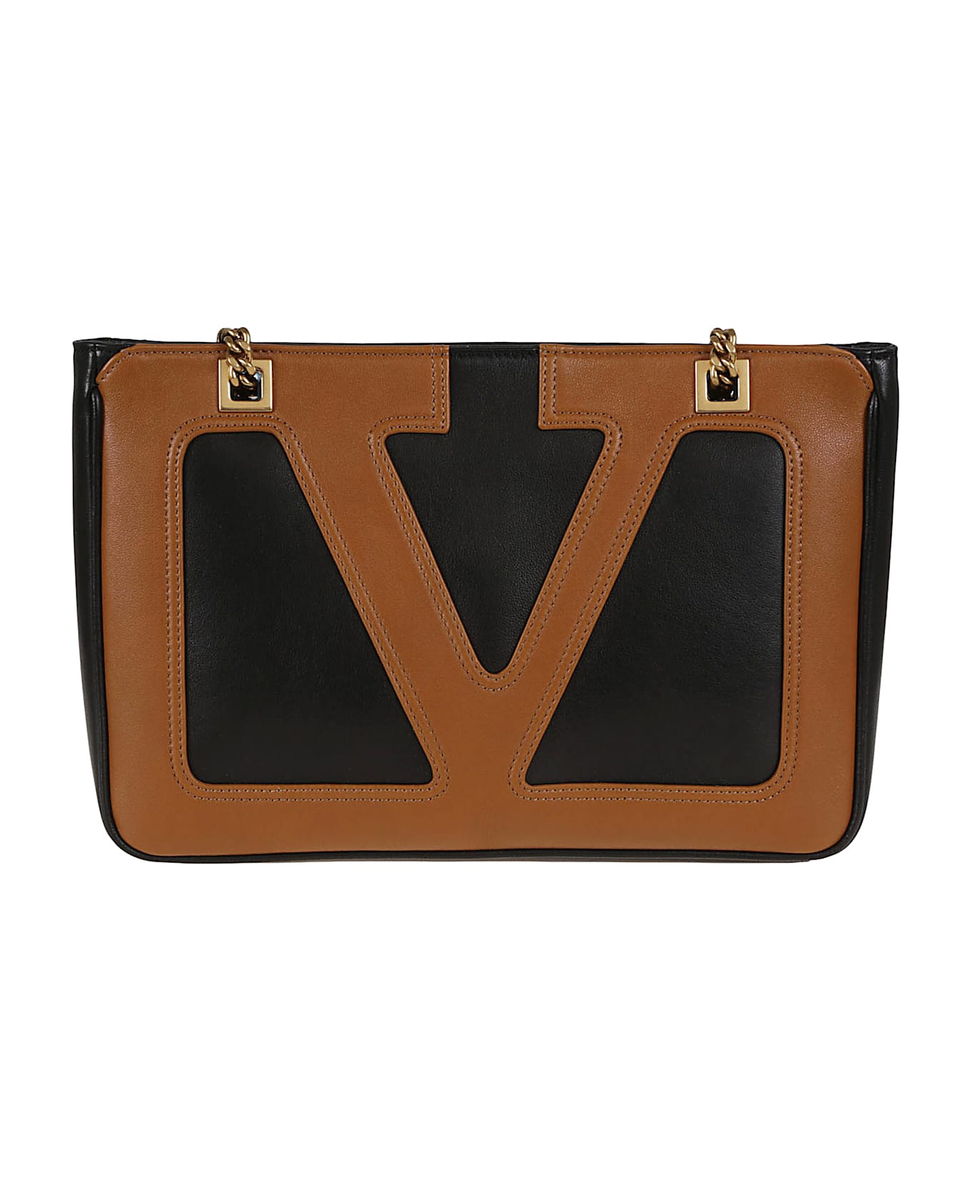 Valentino Garavani Small Tote Viva Superstar - Rfa Nero Spice