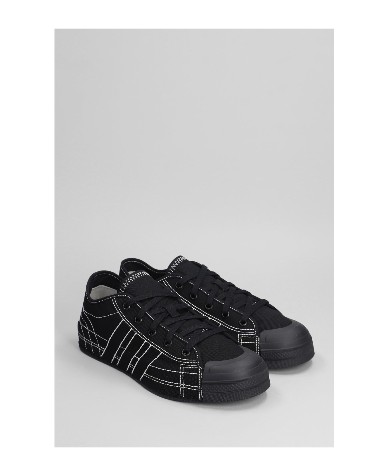 Y-3 Nizza Lo Sneakers - BLACK