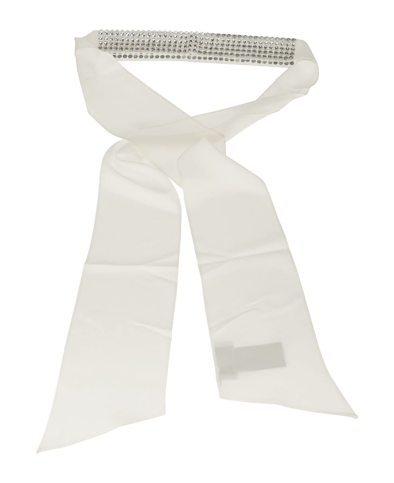 AZ Factory Sparkle Scarf - WHITE / WHITE スカーフ＆ストール