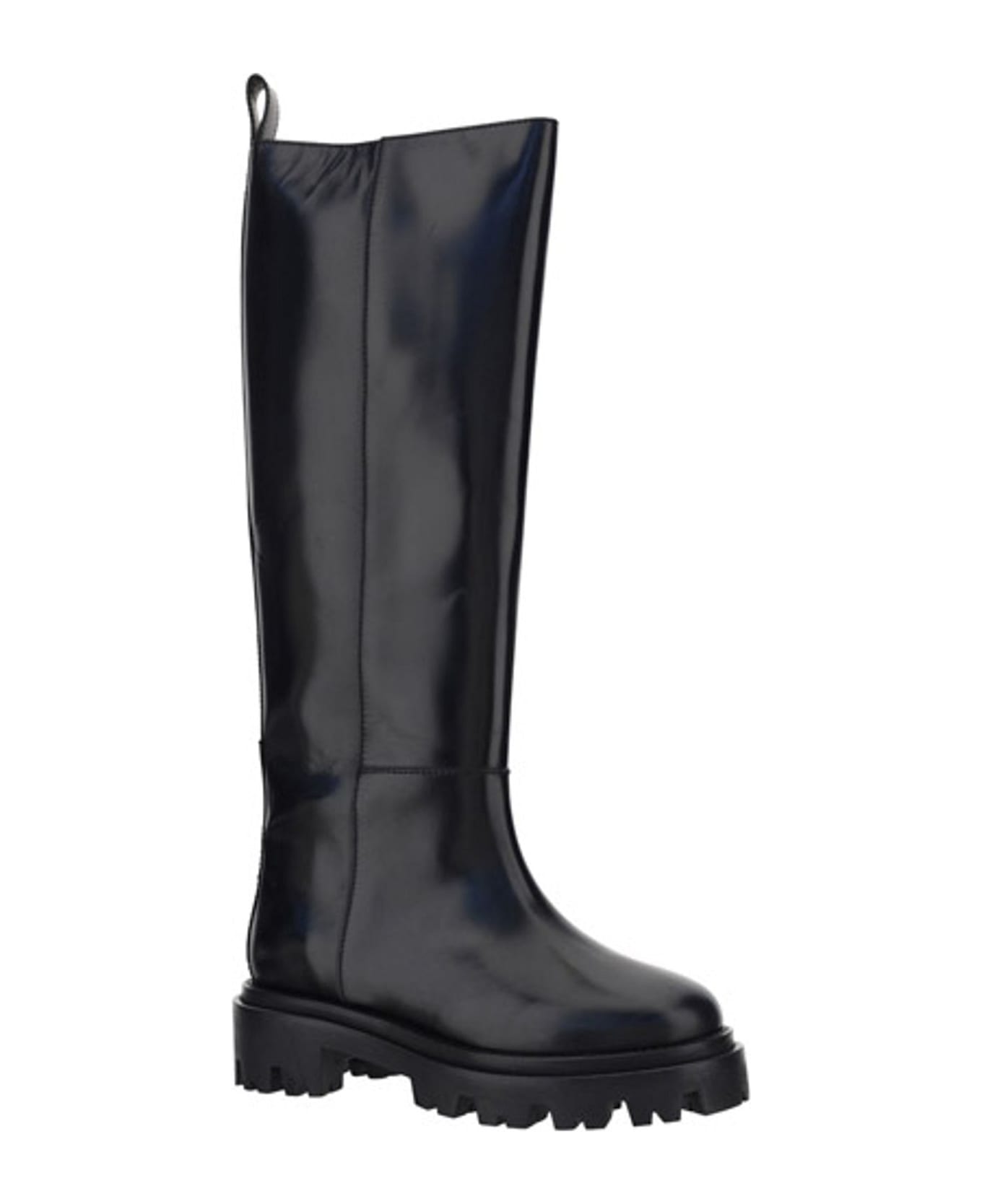 Isabel Marant Rounded-toe Calf-length Boots - Nero