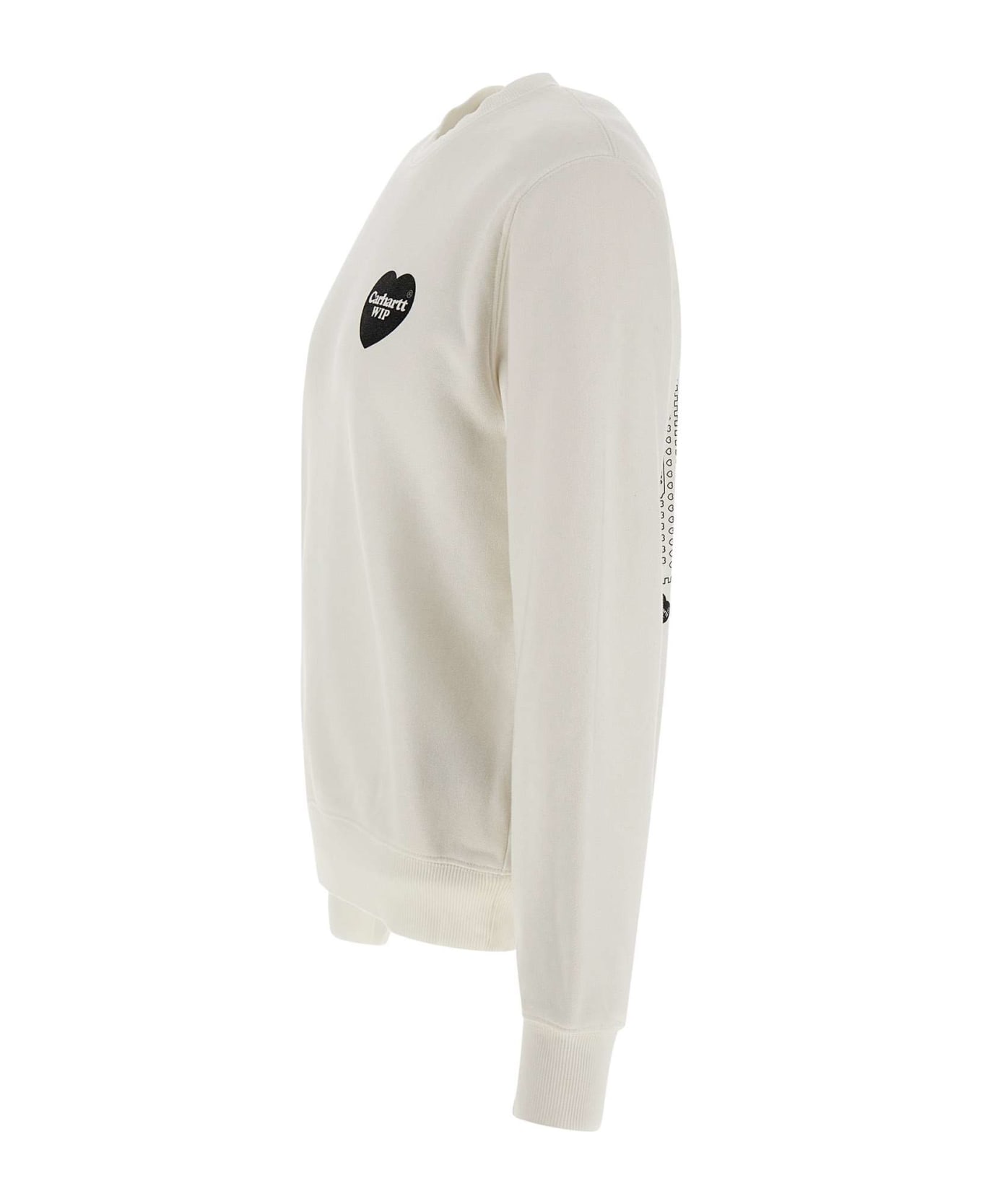 Carhartt 'heart Bandana' Cotton Sweatshirt - Bianco