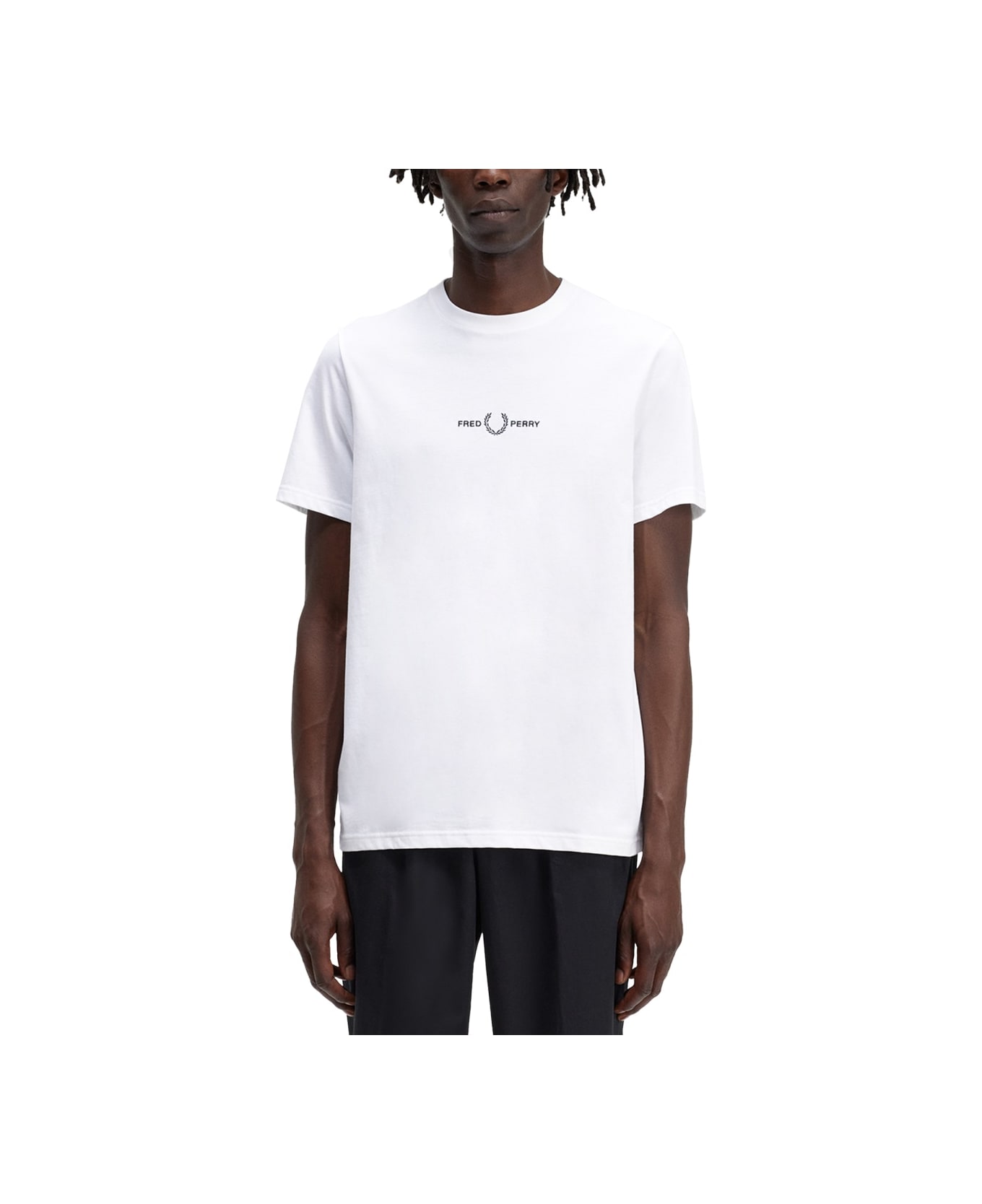 Fred Perry Jersey T-shirt - WHITE